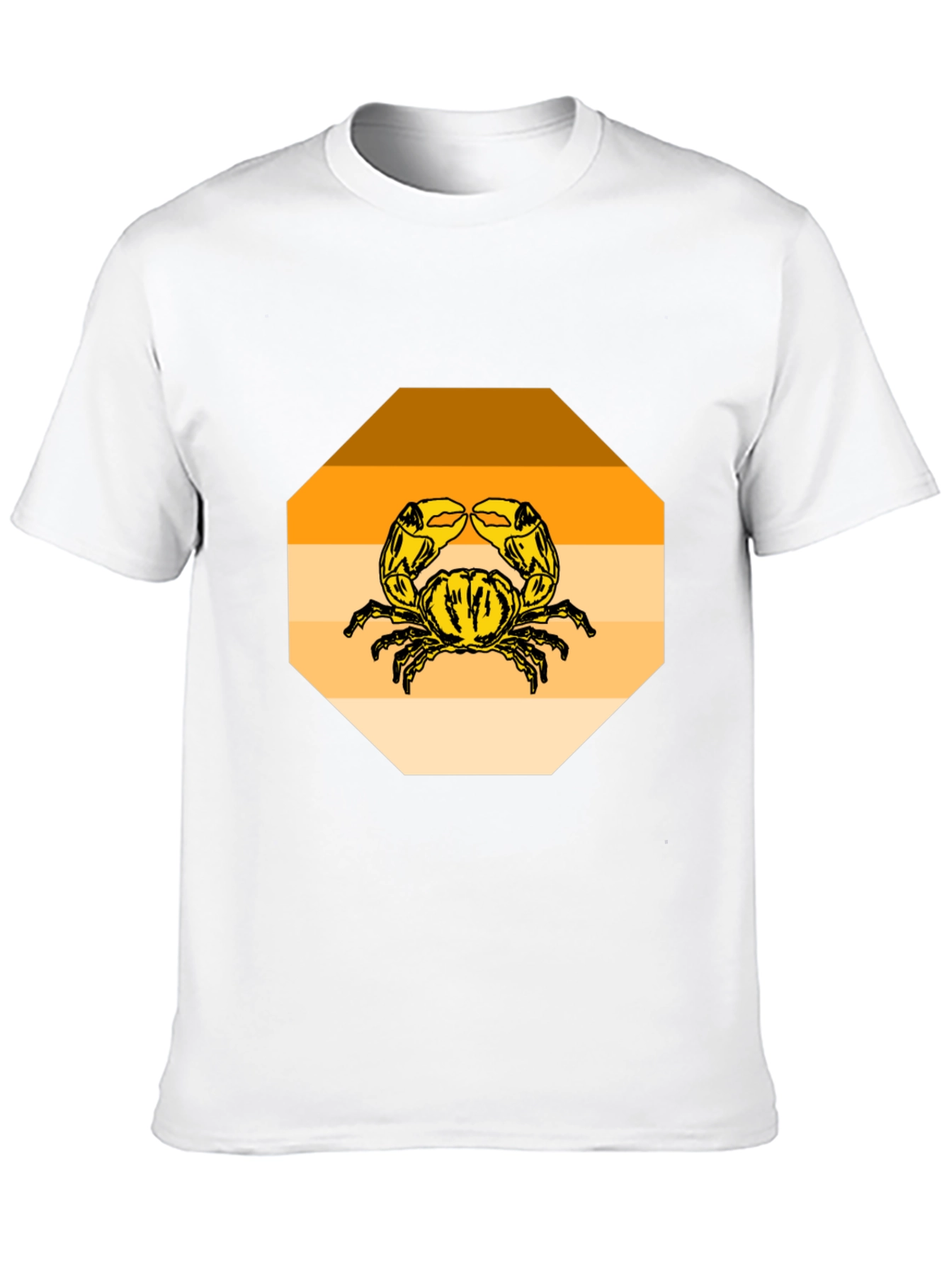 Retro Crab Graphic Tee - Coastal Style