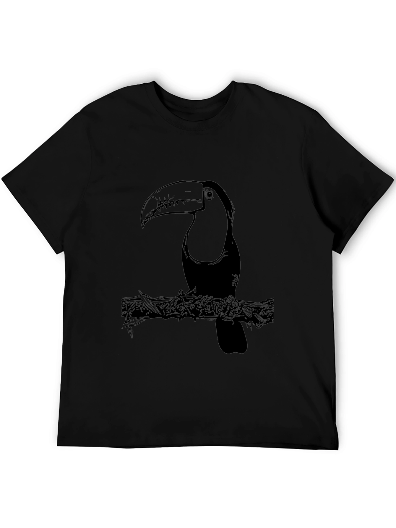 Toucannon Graphic Print Tee - Tropical Bird Design