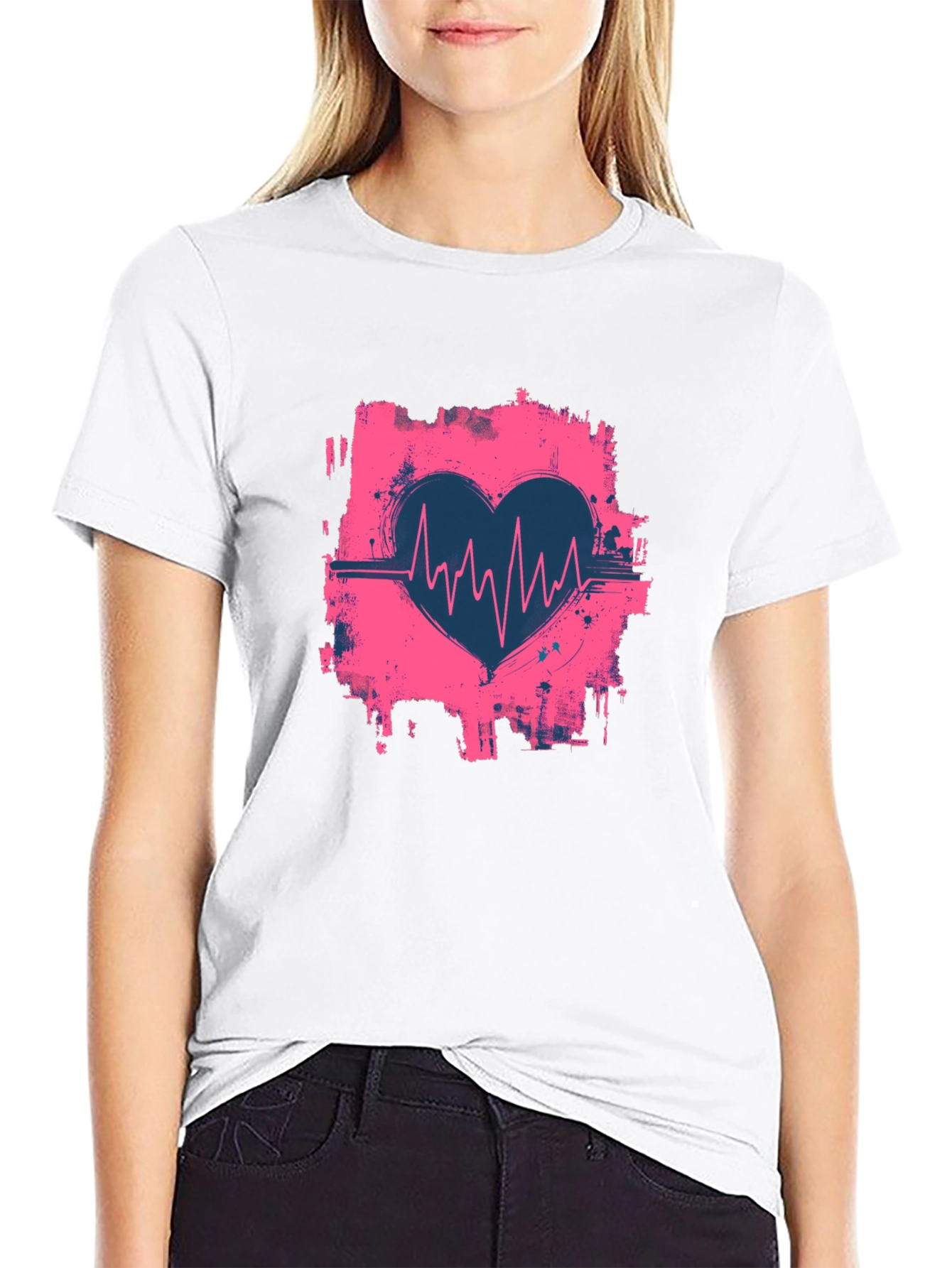 Heartbeat Graphic T-Shirt