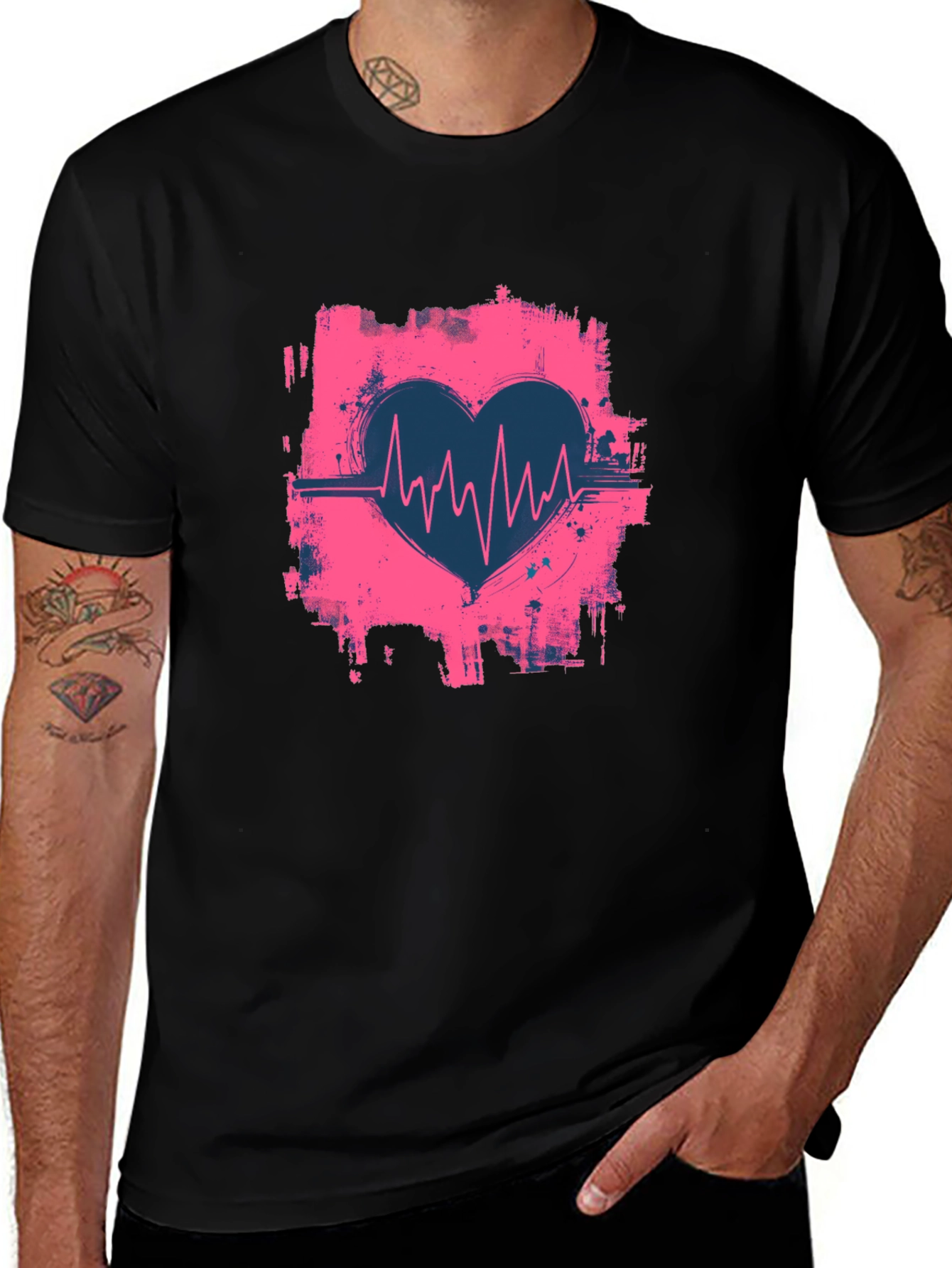 Heartbeat Graphic T-Shirt