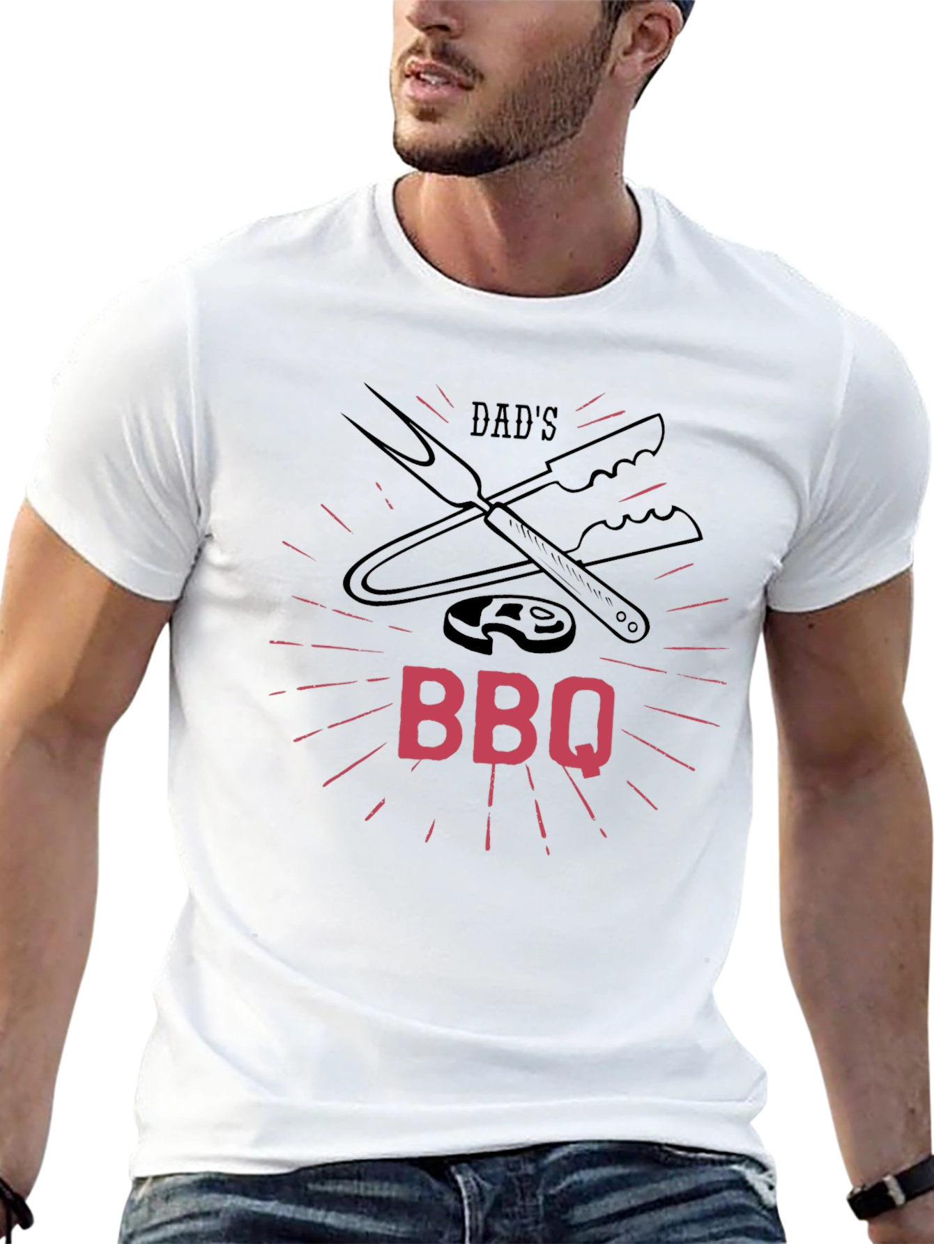 Dads BBQ T-Shirt - Grill Master Tee