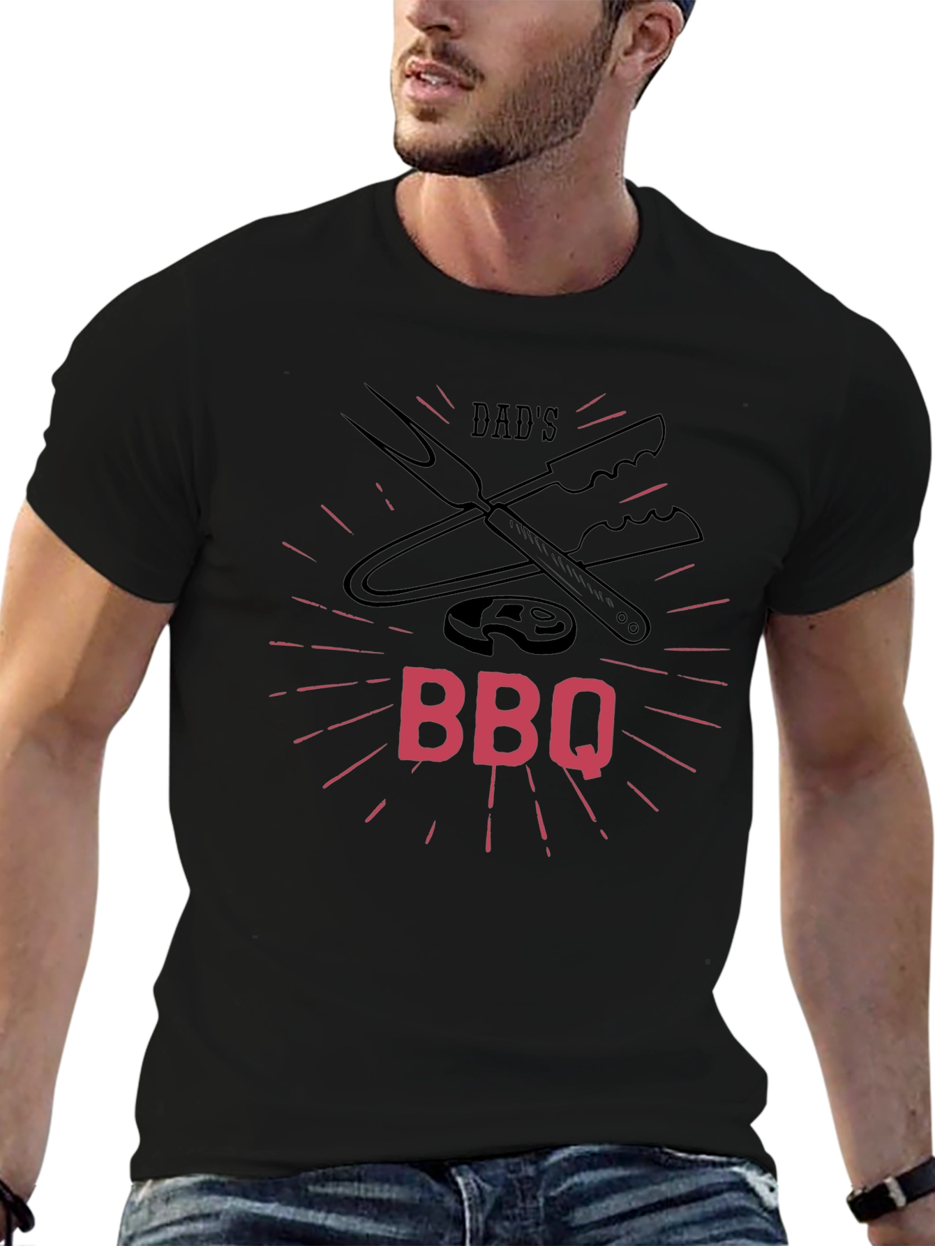Dads BBQ T-Shirt - Grill Master Tee