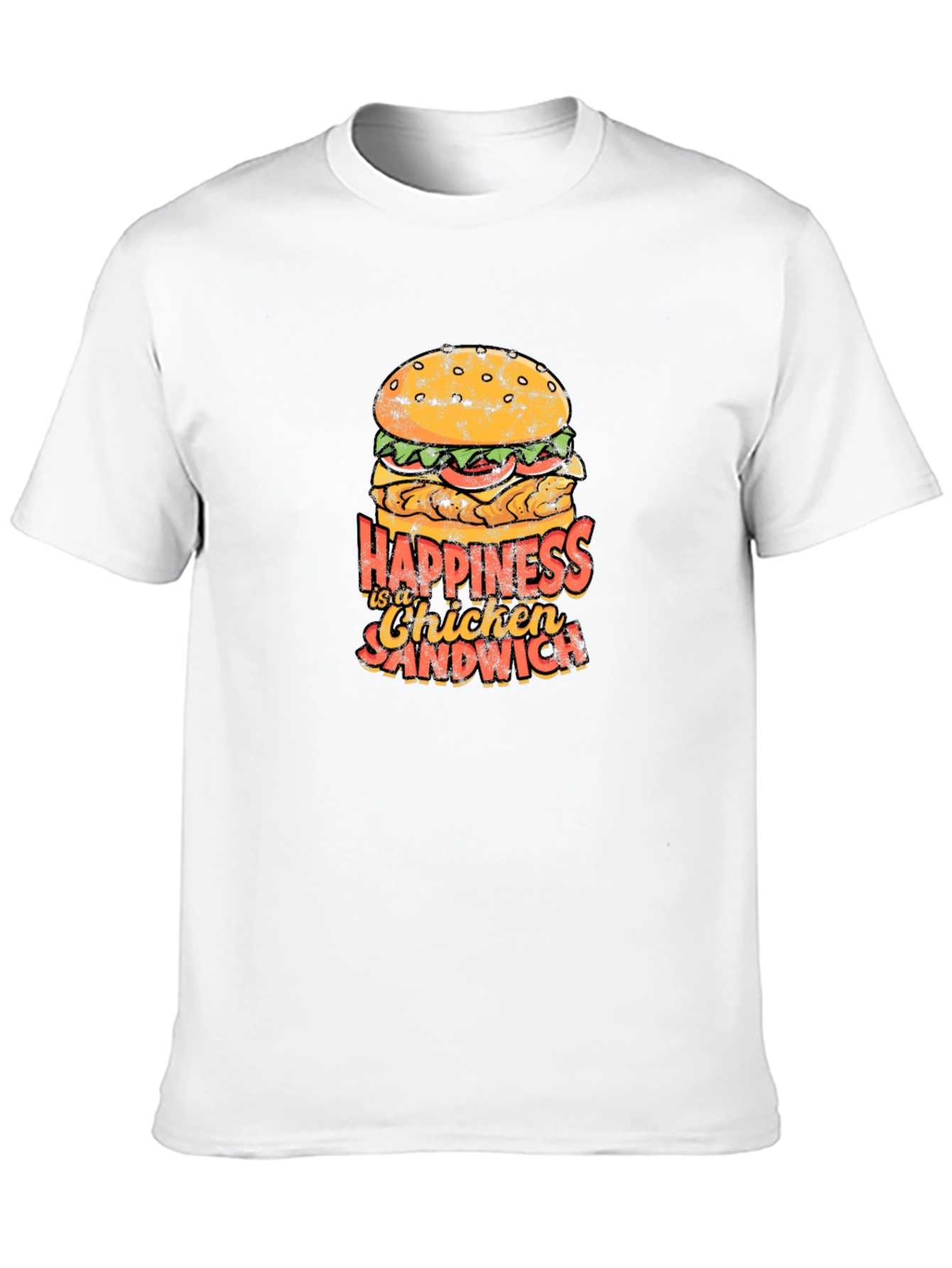 Happiness Chicken Sandwich Graphic Tee