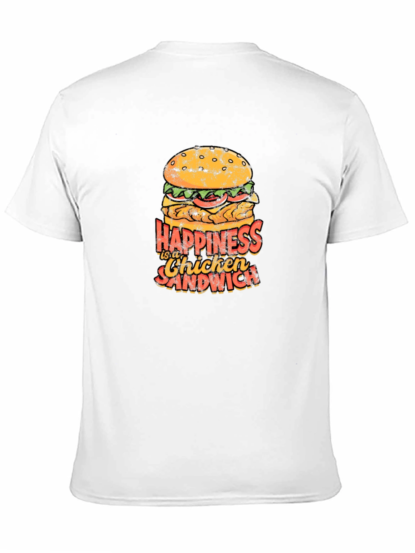 Happiness Chicken Sandwich Graphic Tee