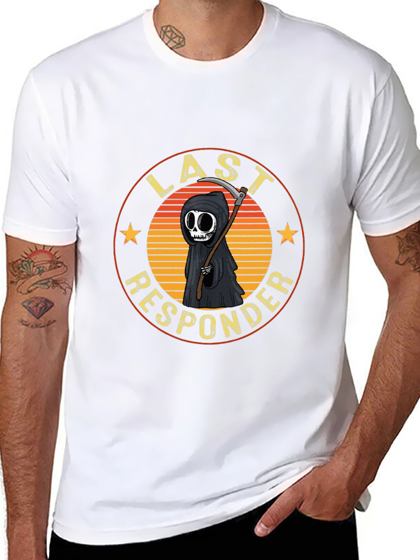 Last Responder Reaper Graphic Tee