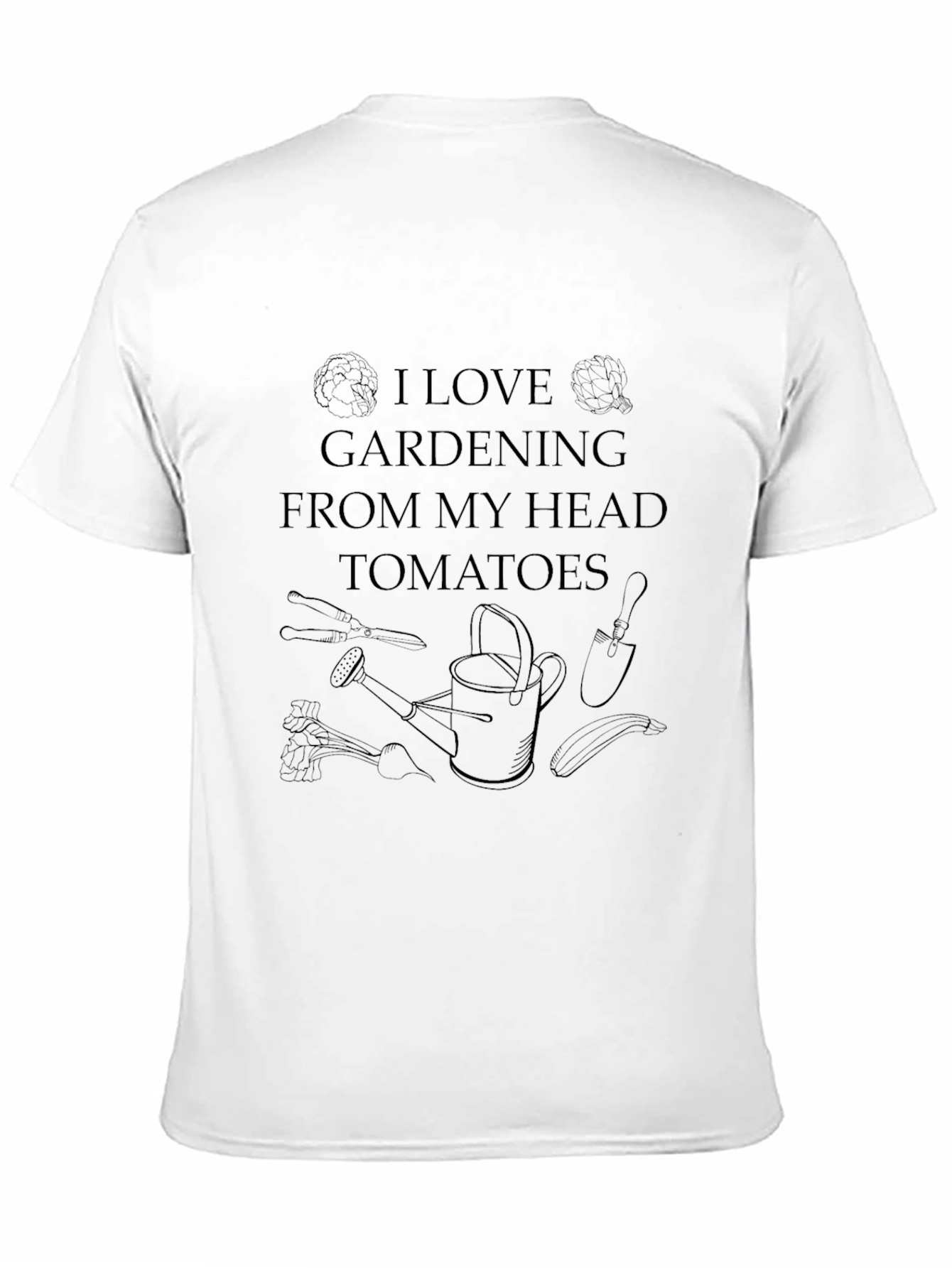 Gardening Lover T-Shirt - Head Tomatoes Funny Tee