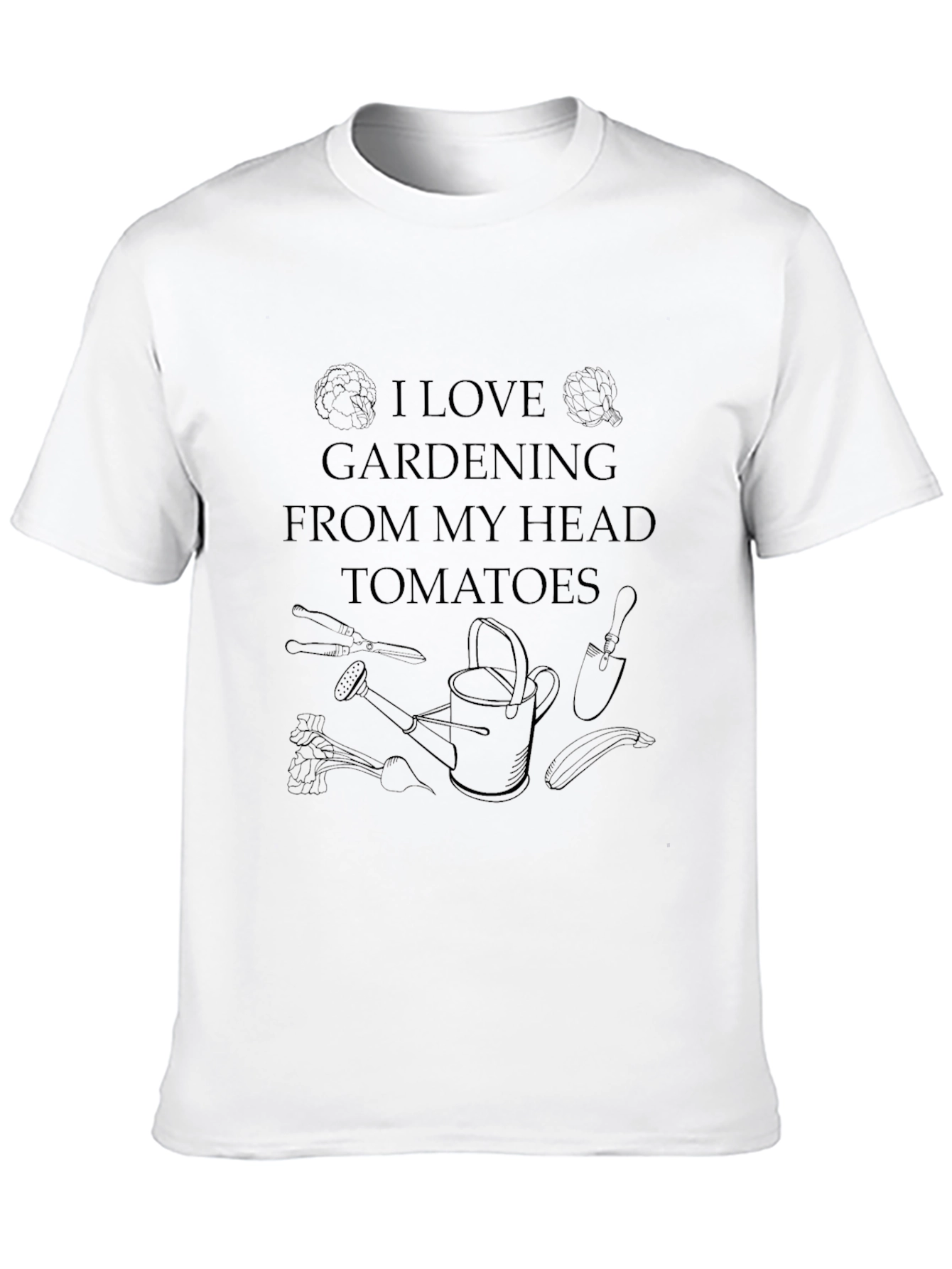 Gardening Lover T-Shirt - Head Tomatoes Funny Tee