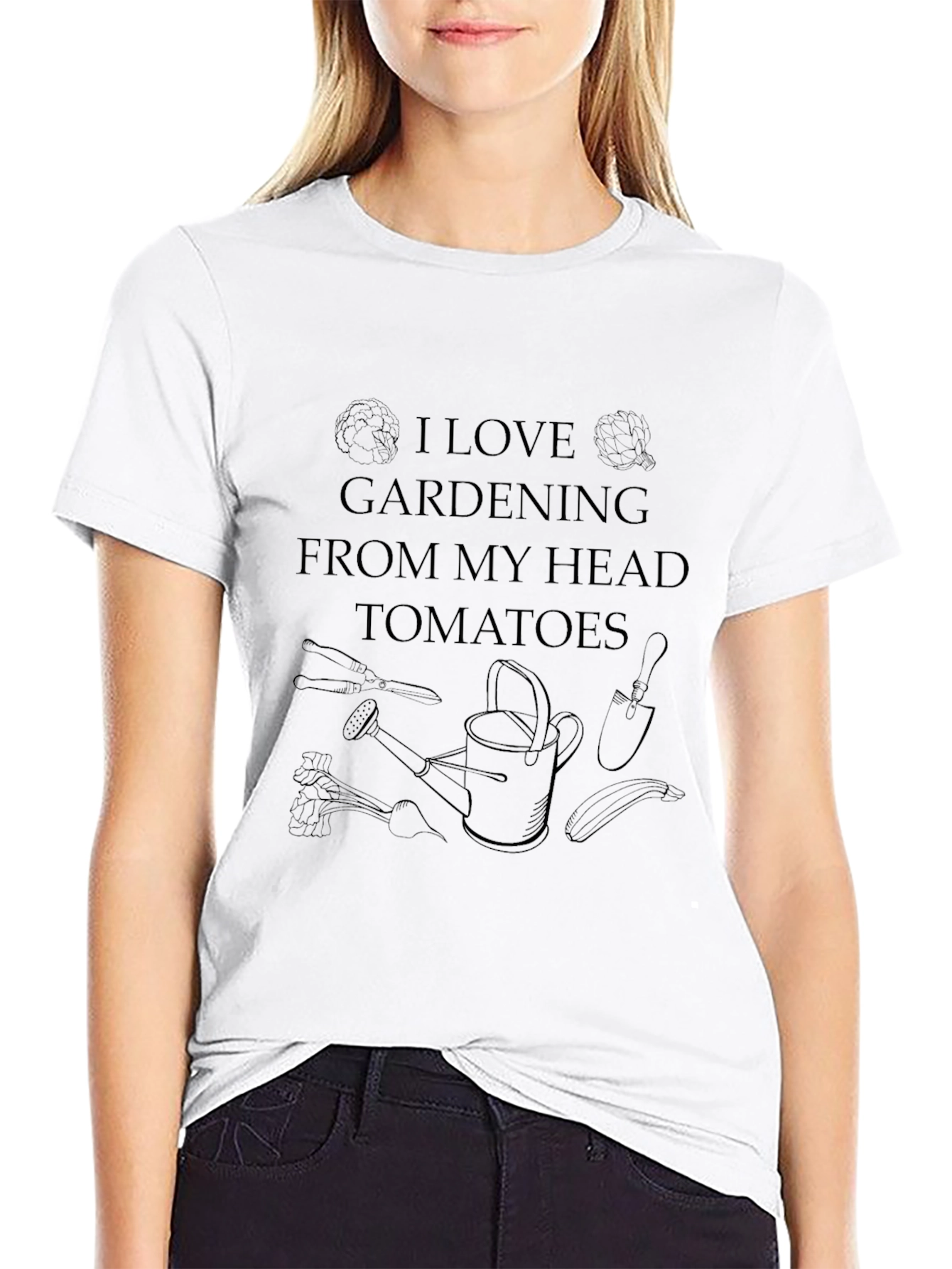 Gardening Lover T-Shirt - Head Tomatoes Funny Tee