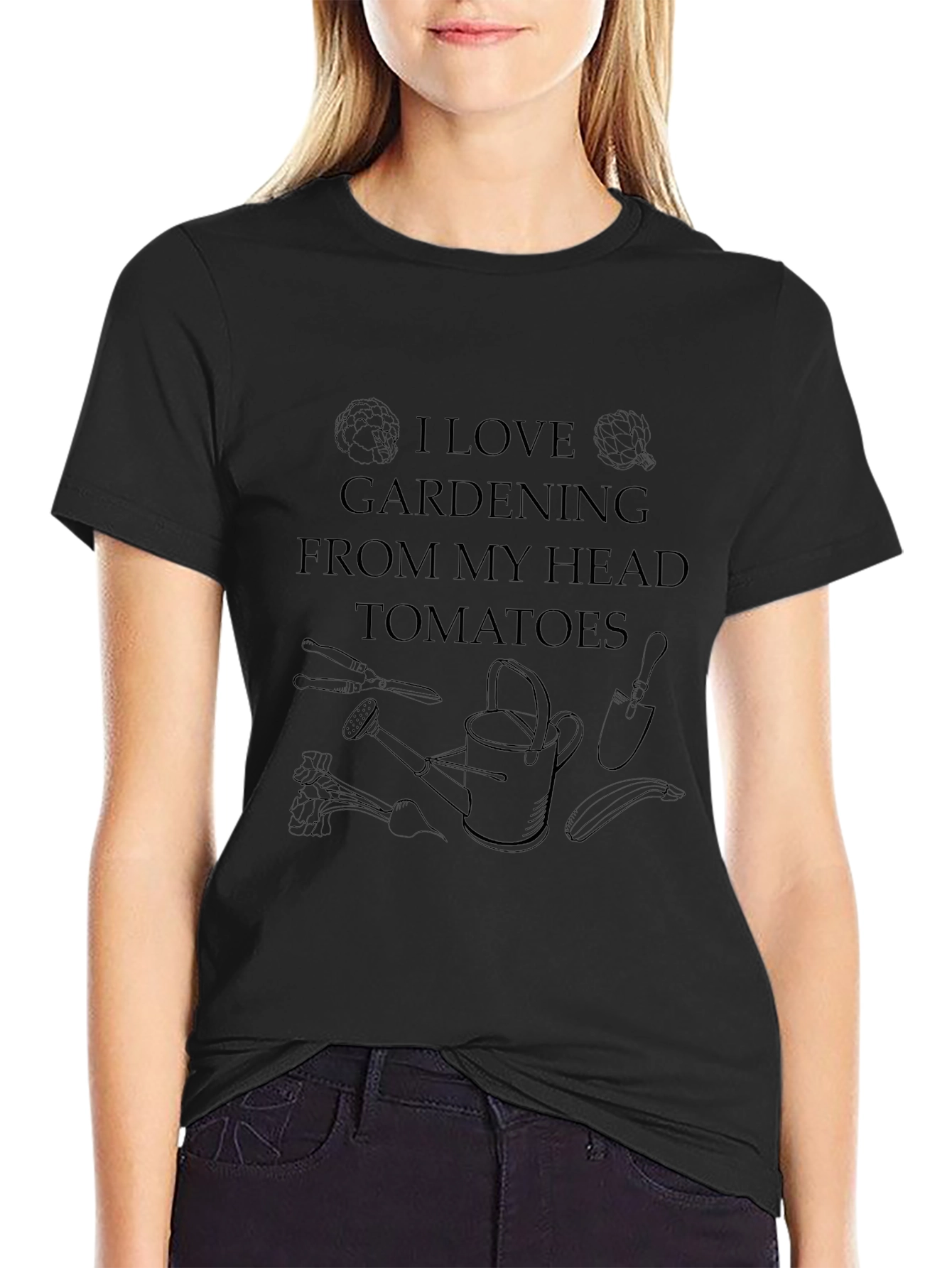 Gardening Lover T-Shirt - Head Tomatoes Funny Tee