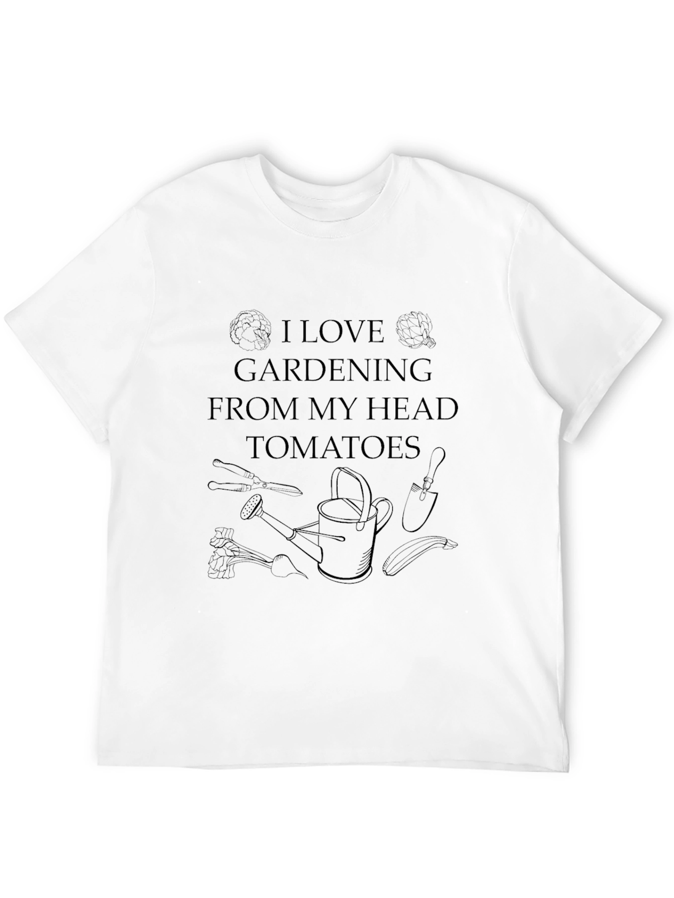 Gardening Lover T-Shirt - Head Tomatoes Funny Tee