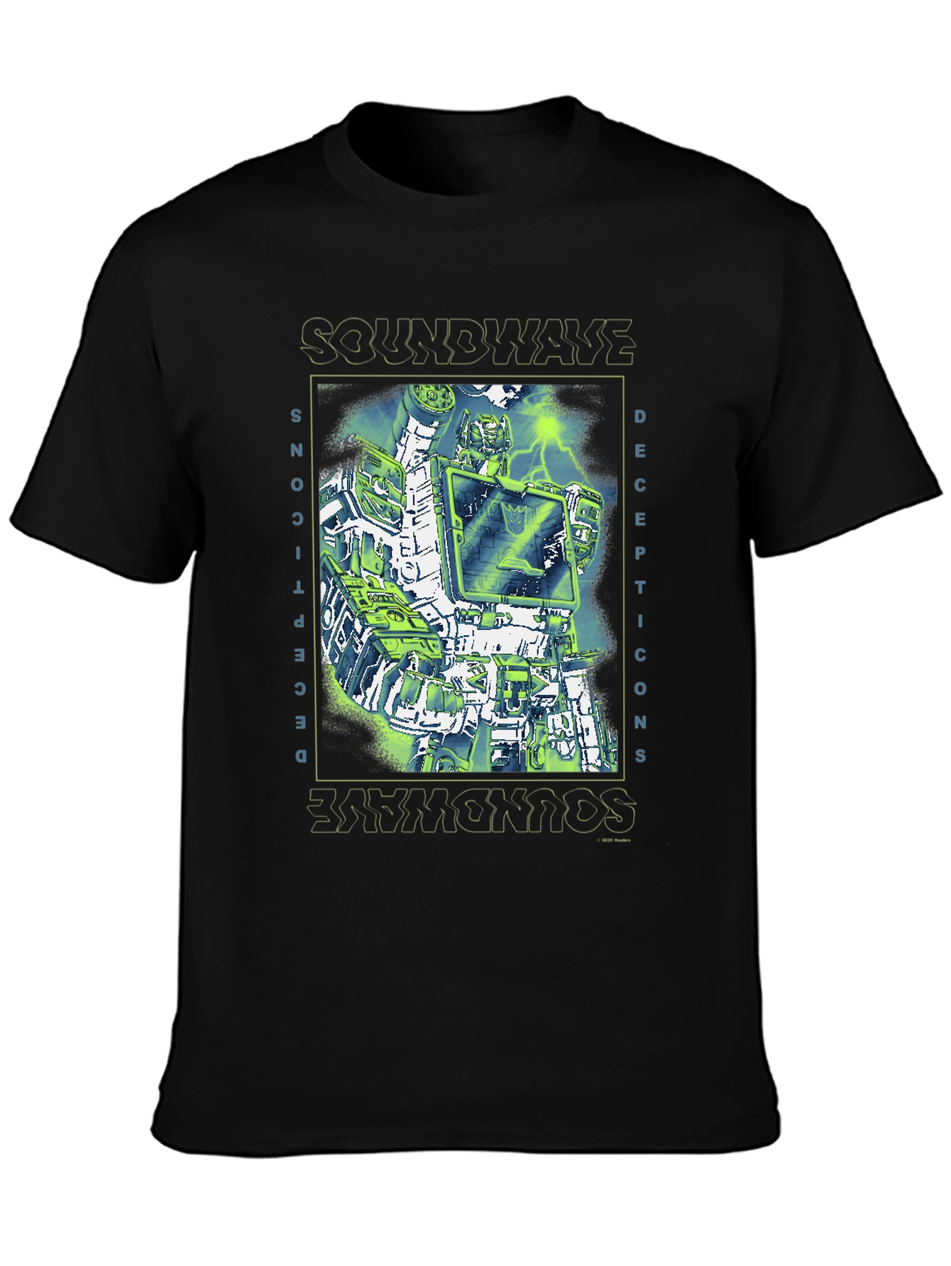Soundwave Transformers T-Shirt - Retro Robot Design