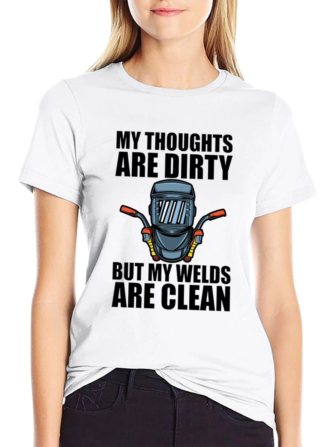 My Thoughts Are Dirty Welder Graphic Tee