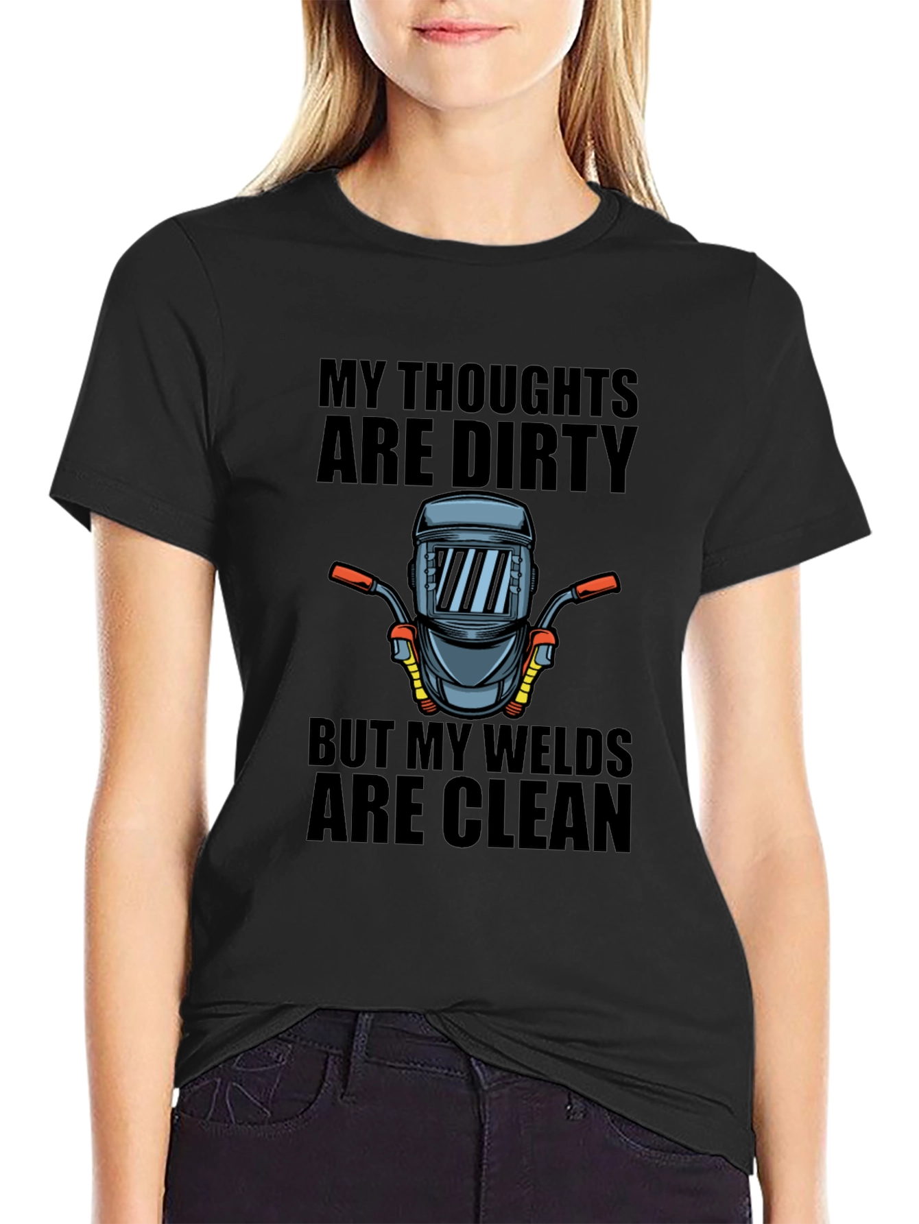 My Thoughts Are Dirty Welder Graphic Tee