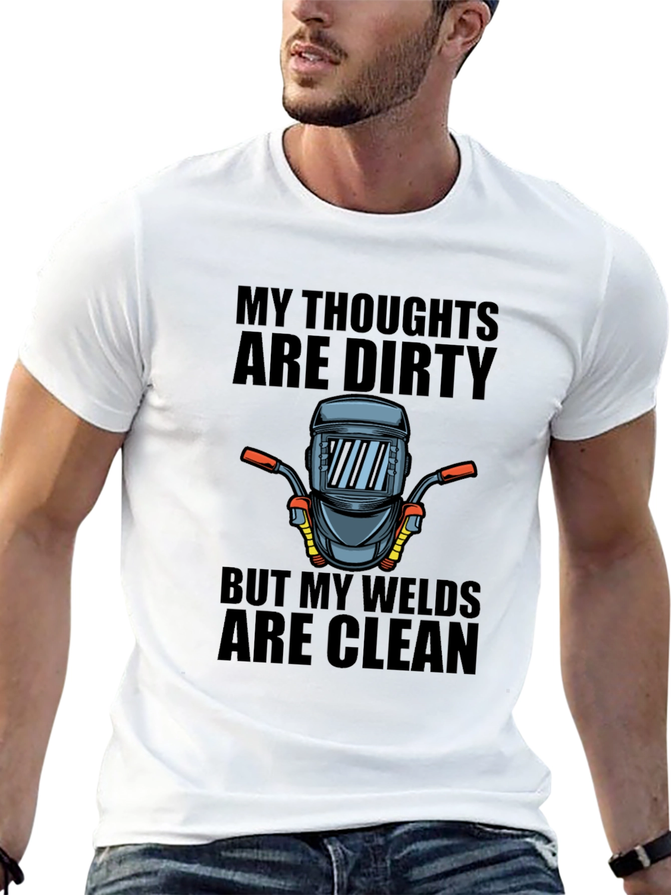 My Thoughts Are Dirty Welder Graphic Tee