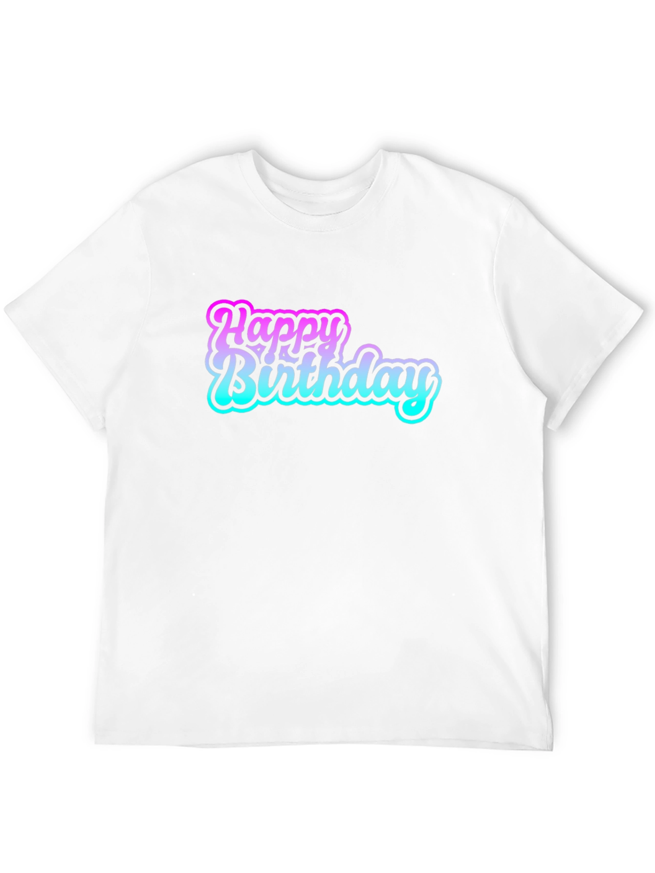 Happy Birthday Black T-Shirt - Stylish Celebration Tee