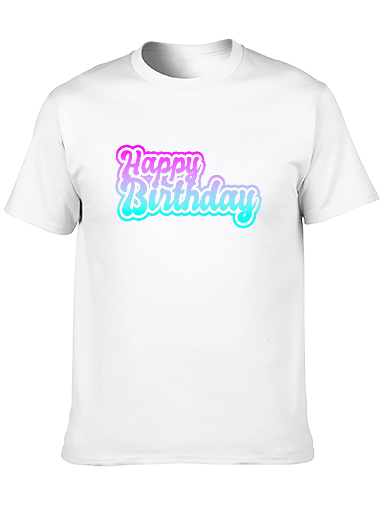 Happy Birthday Black T-Shirt - Stylish Celebration Tee