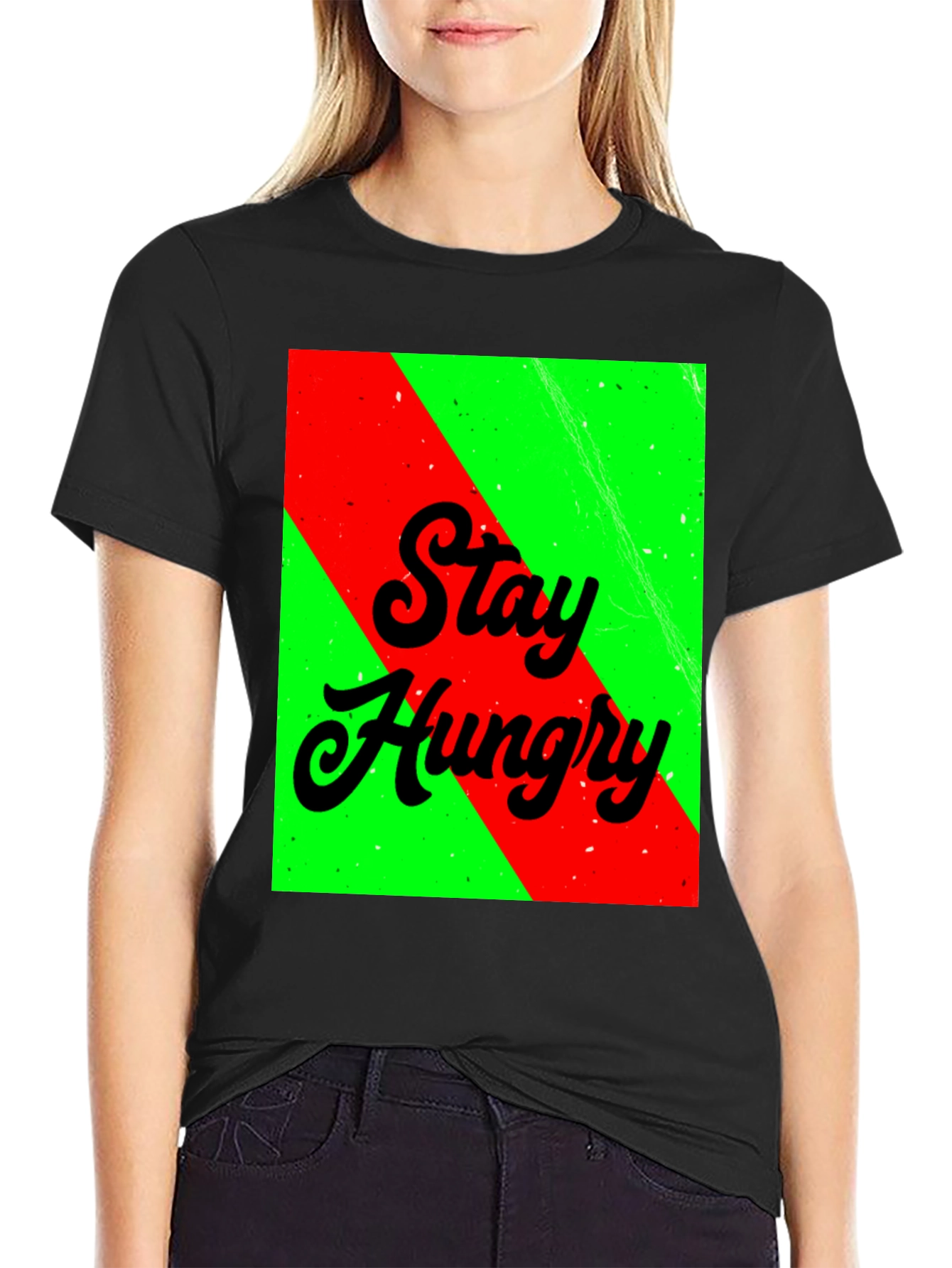 Stay Hungry Graphic Tee - Bold Statement T-Shirt