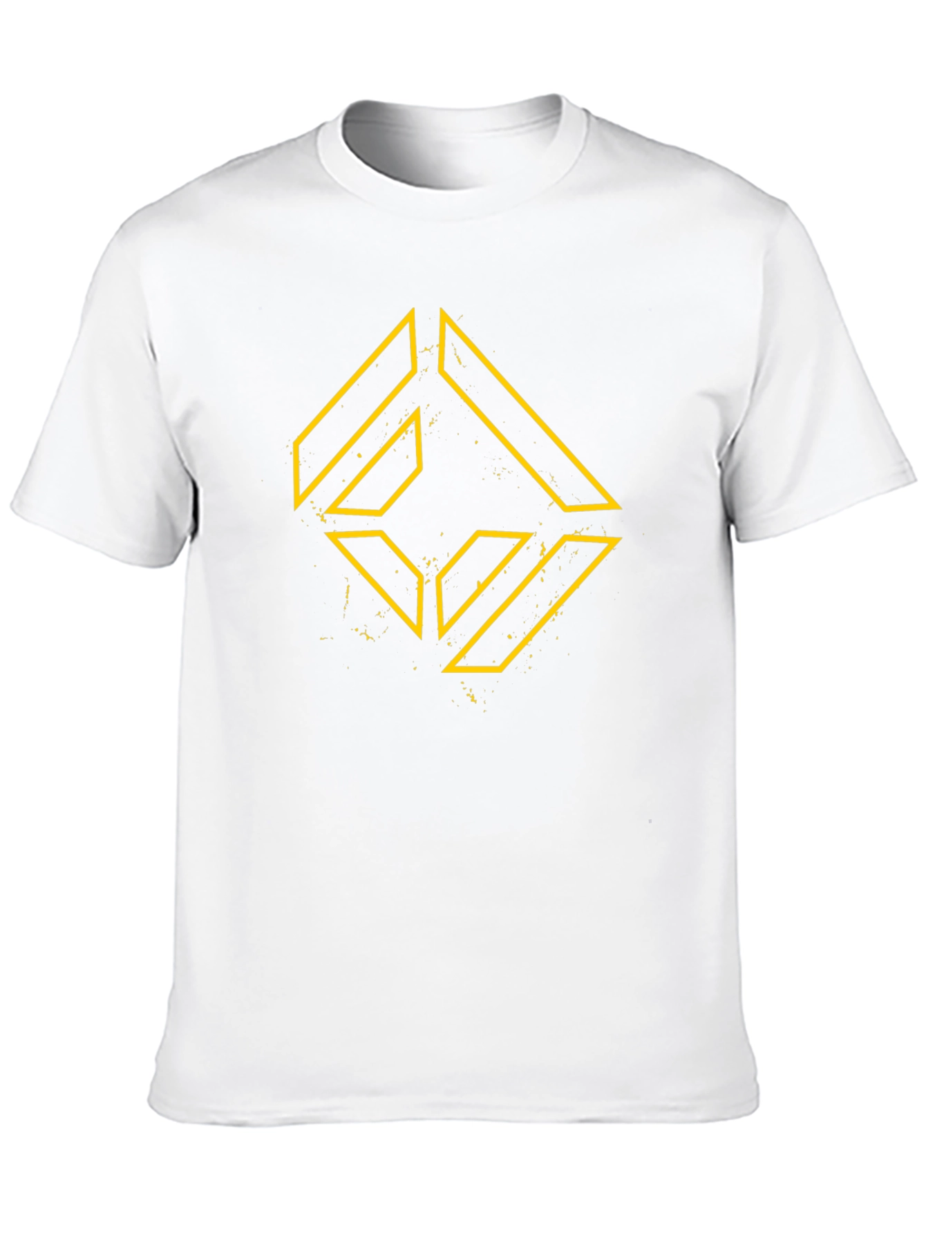 Geometric Graphic Black T-Shirt