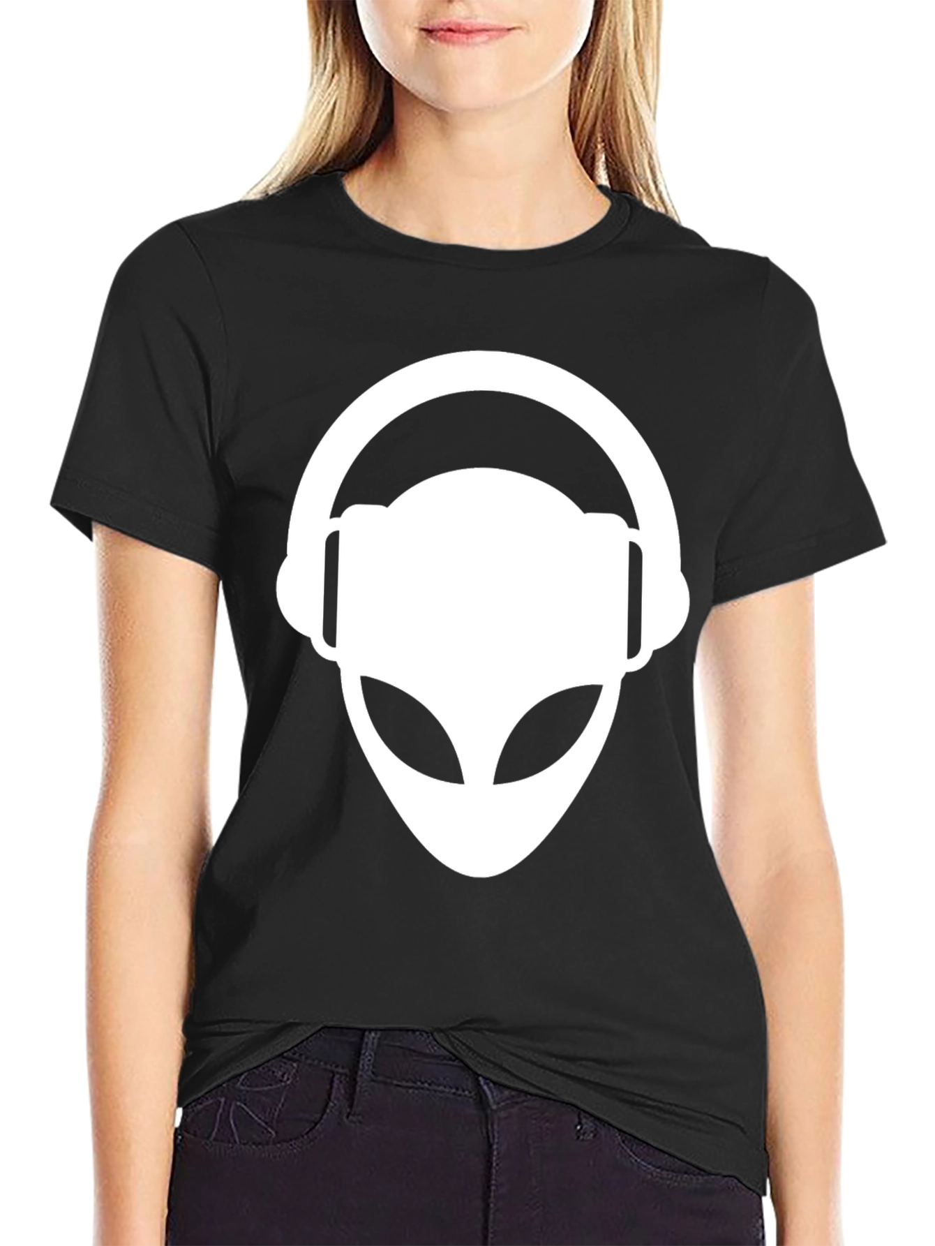 Alien DJ T-Shirt - Cool Graphic Tee