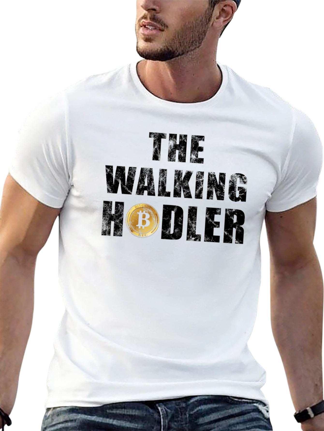 The Walking Hodler Bitcoin Crypto T-Shirt