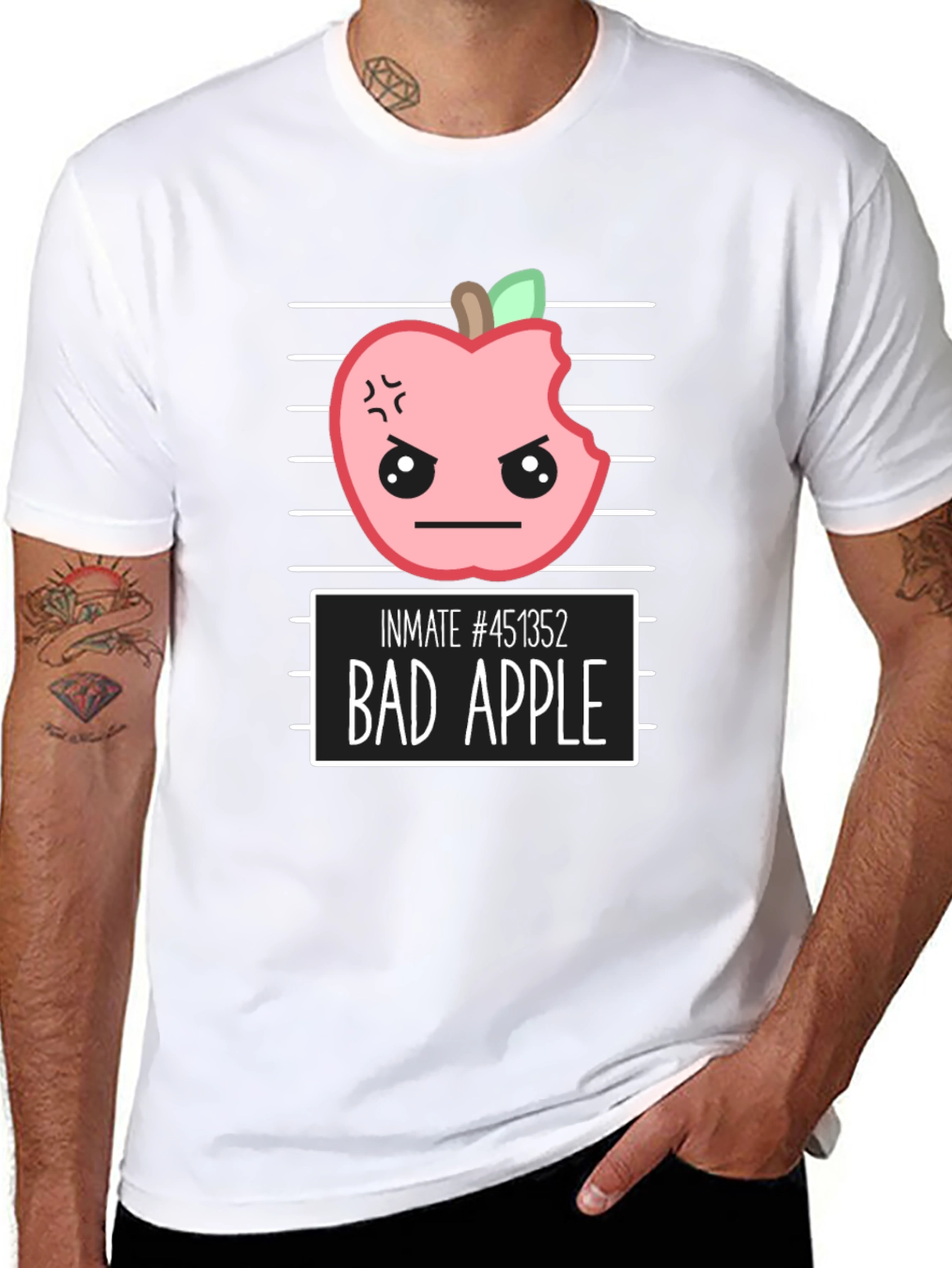 Bad Apple Inmate Graphic T-Shirt