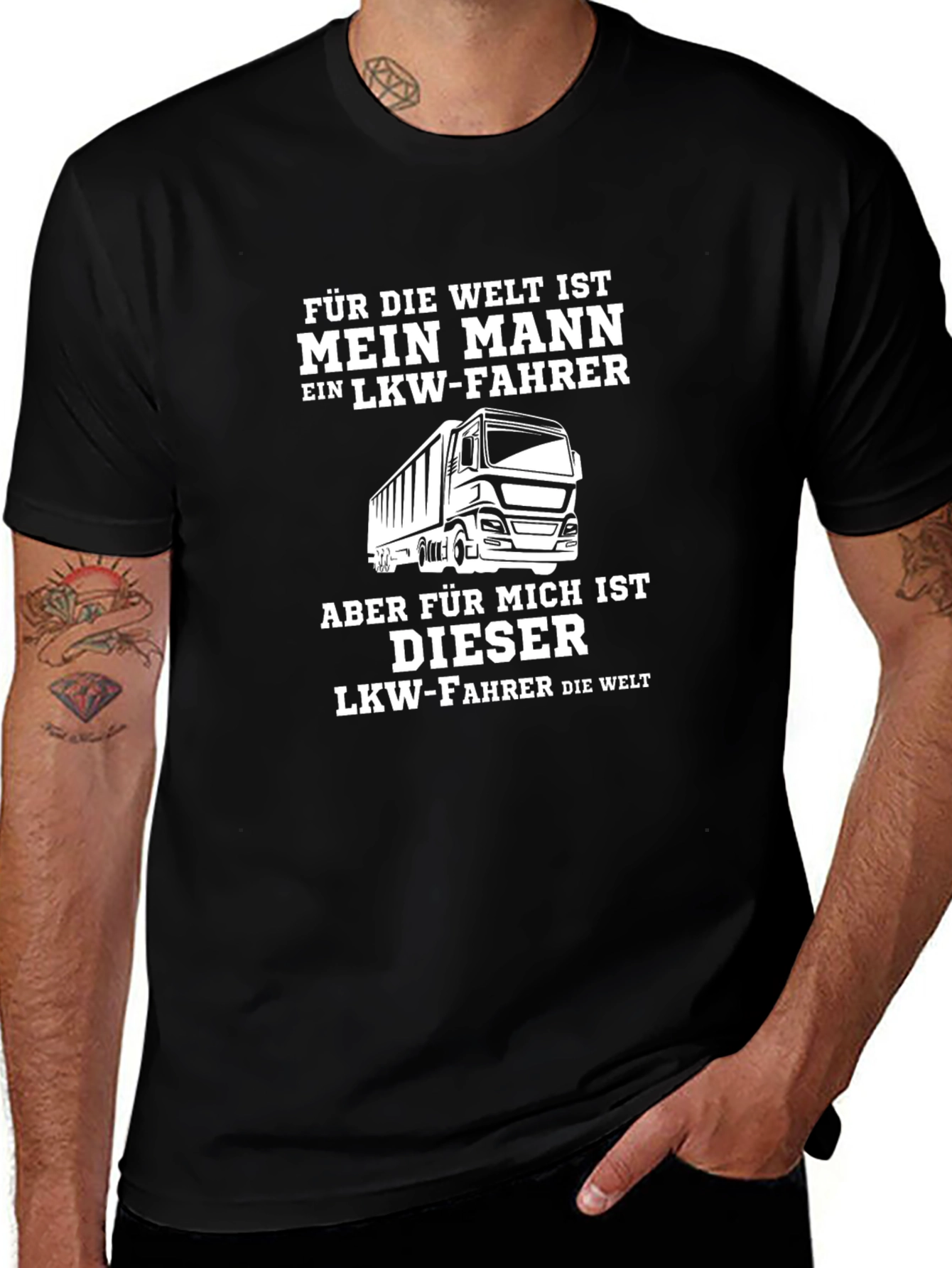 Truck Driver Husband T-Shirt - German Pride