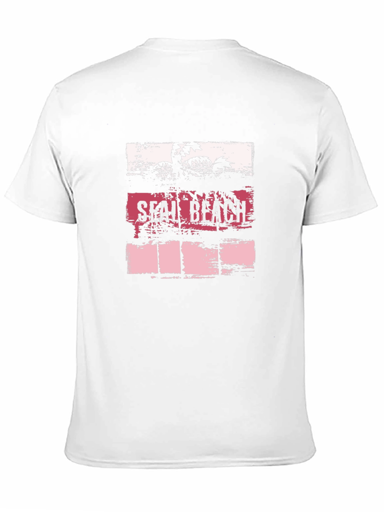 Seal Beach Graphic Tee - Palm Tree Design