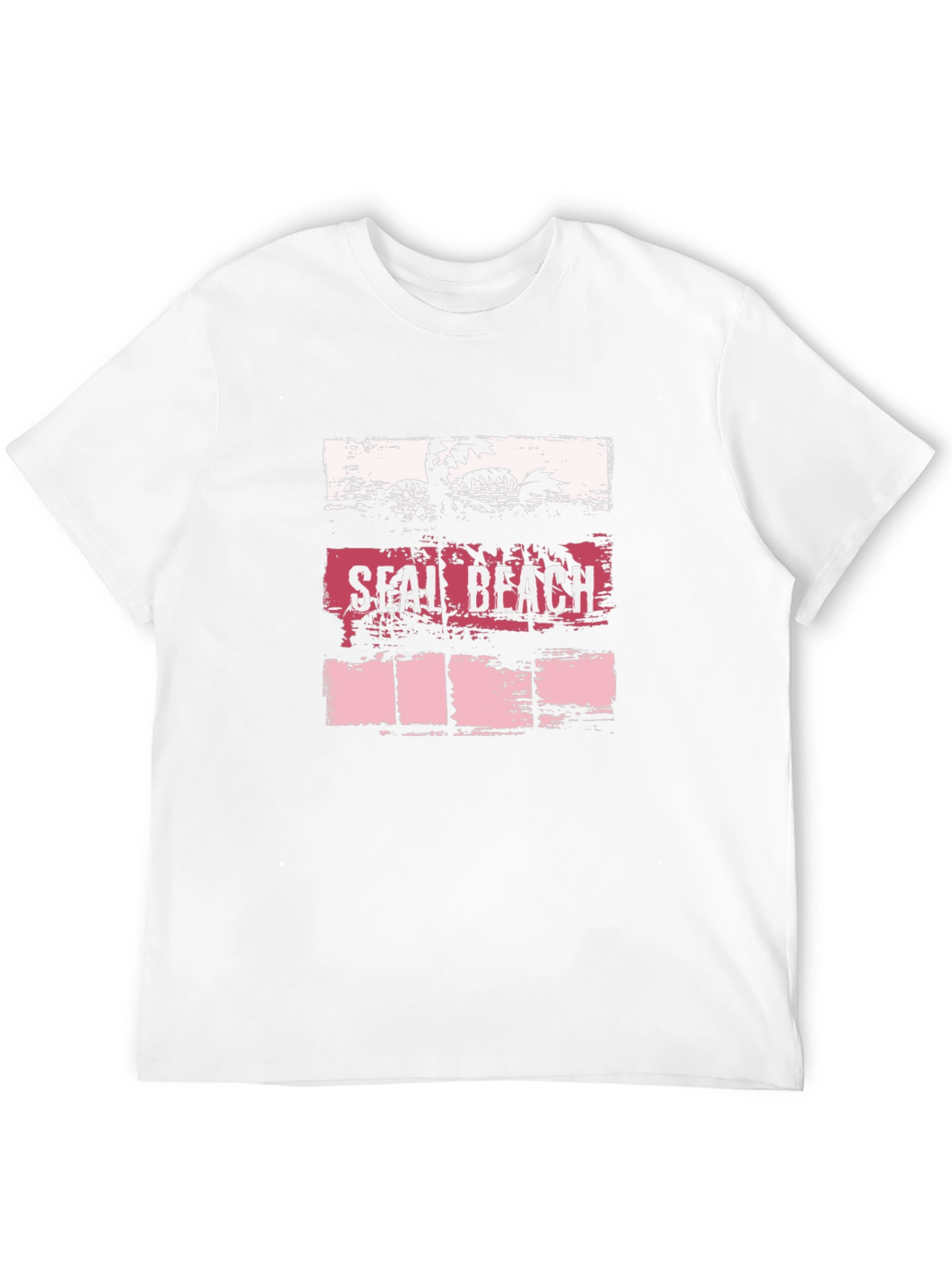 Seal Beach Graphic Tee - Palm Tree Design