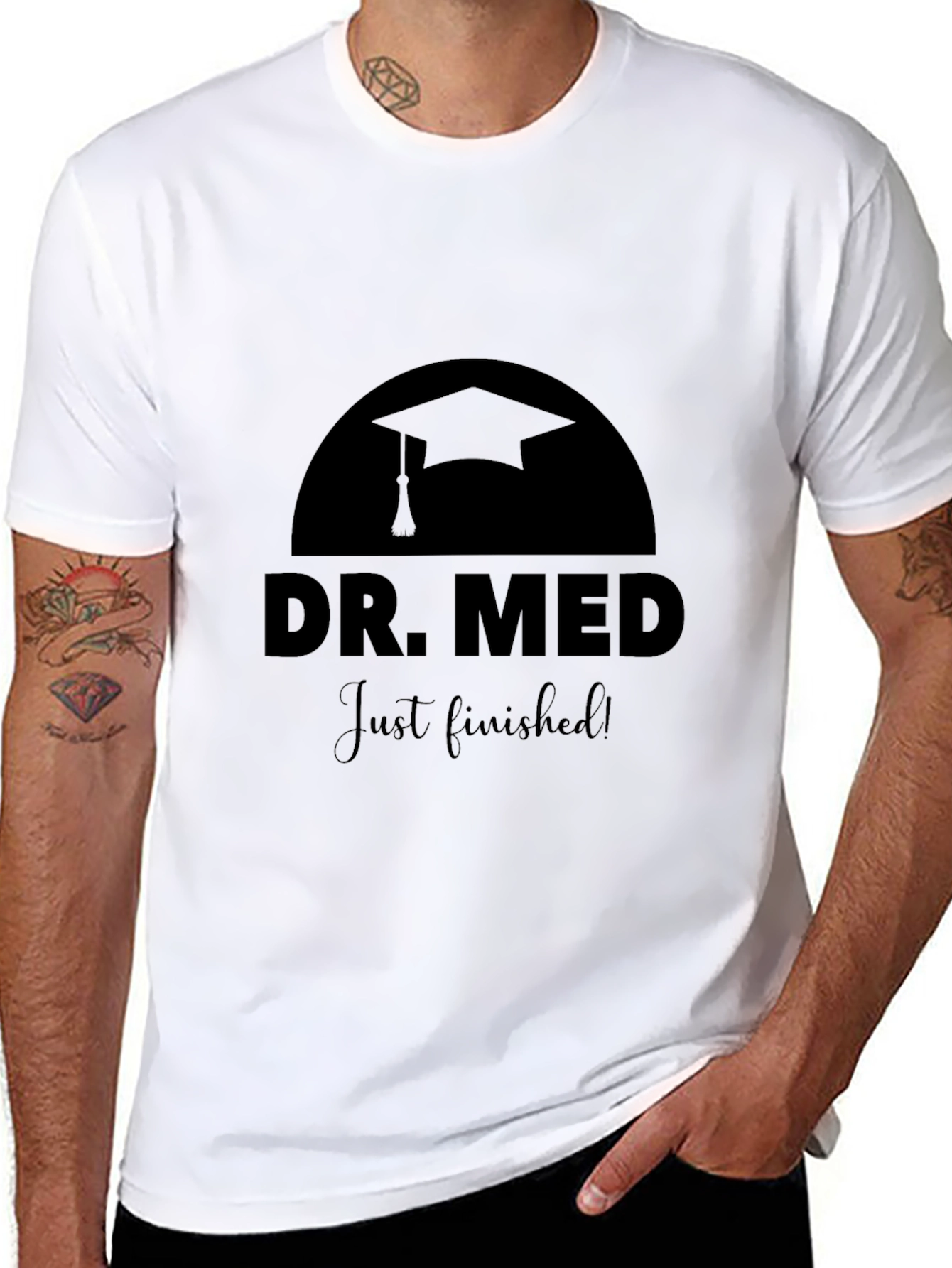 Dr. Med Just Finished! Graduation T-Shirt