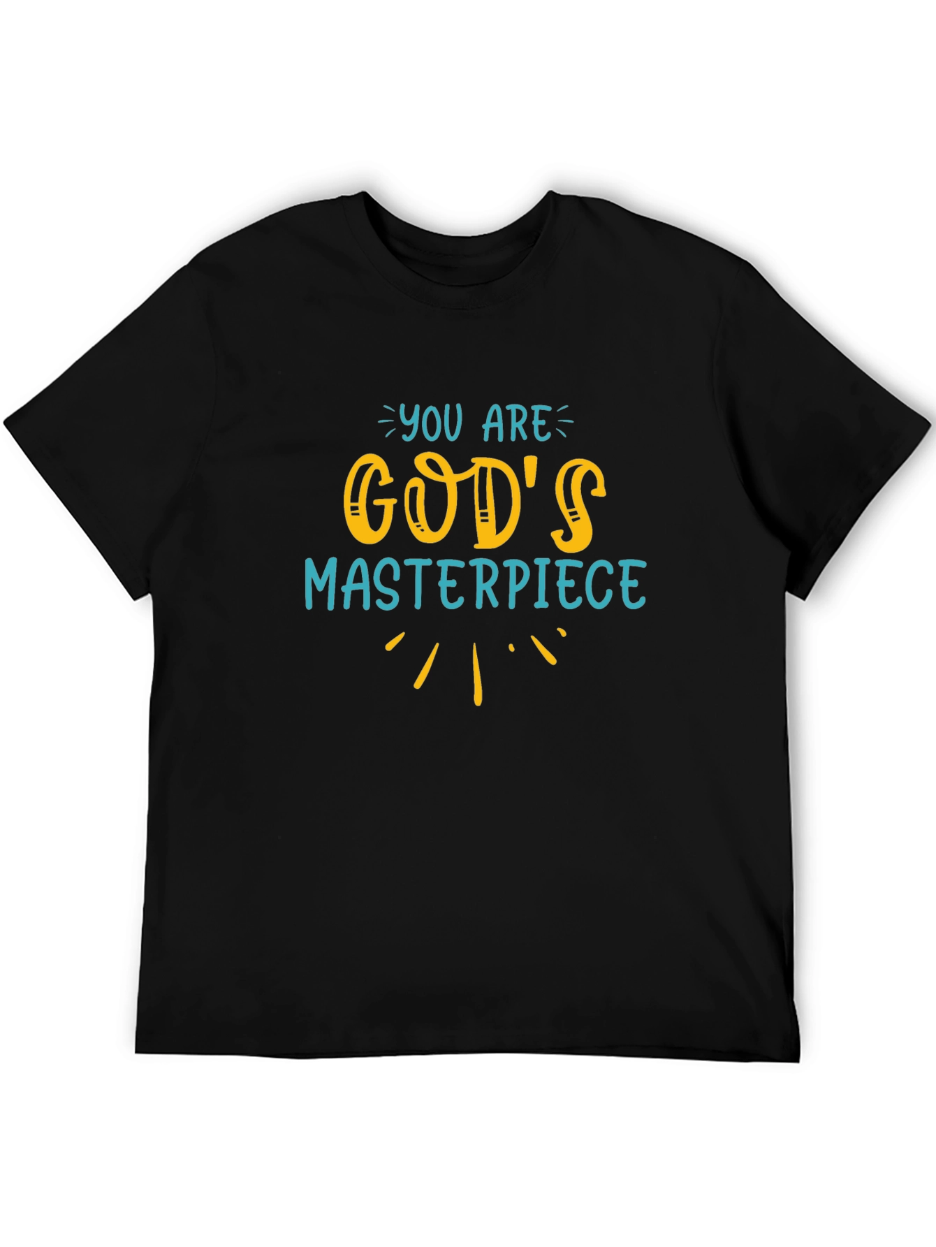 Gods Masterpiece Black T-Shirt