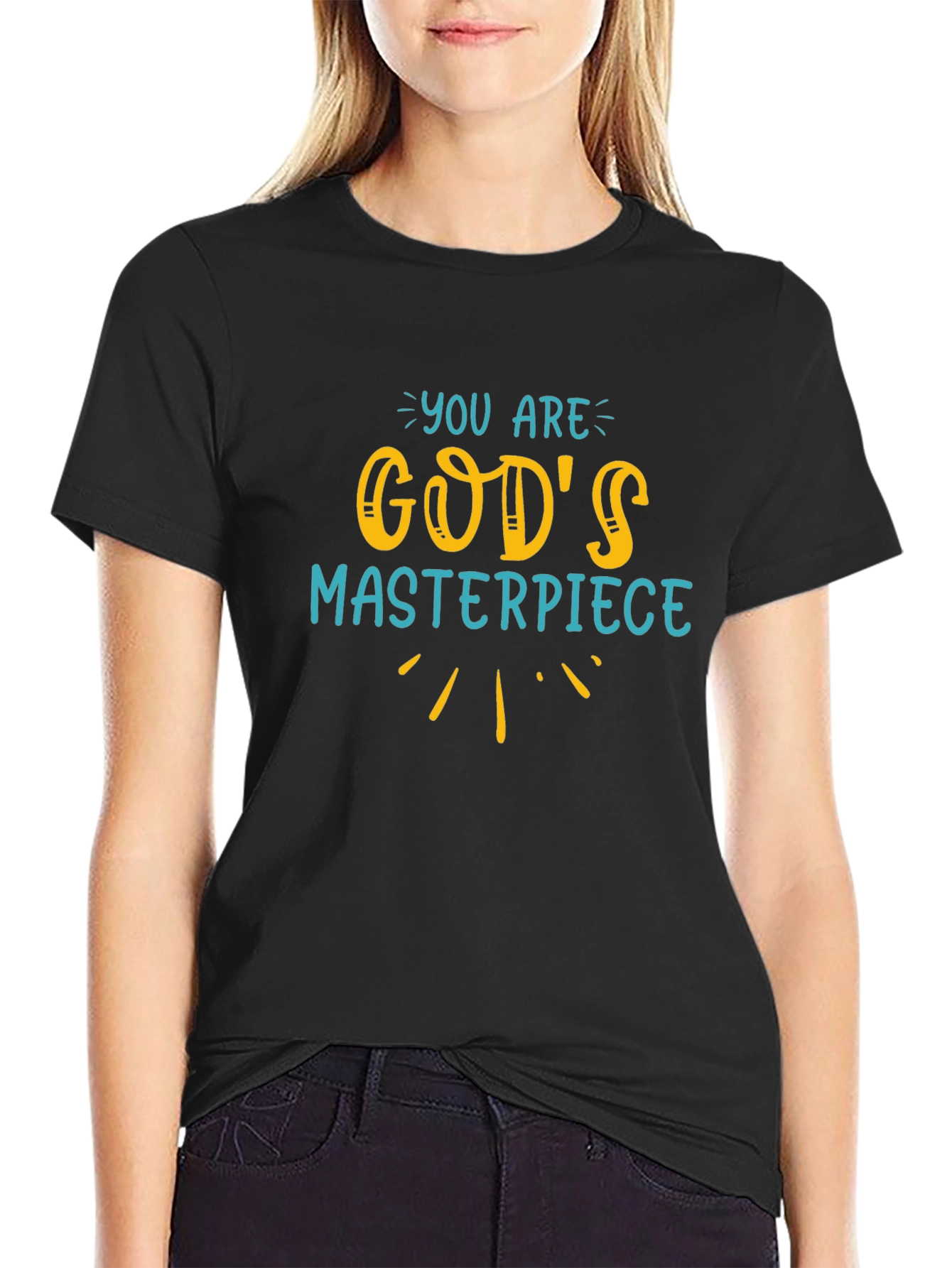 Gods Masterpiece Black T-Shirt