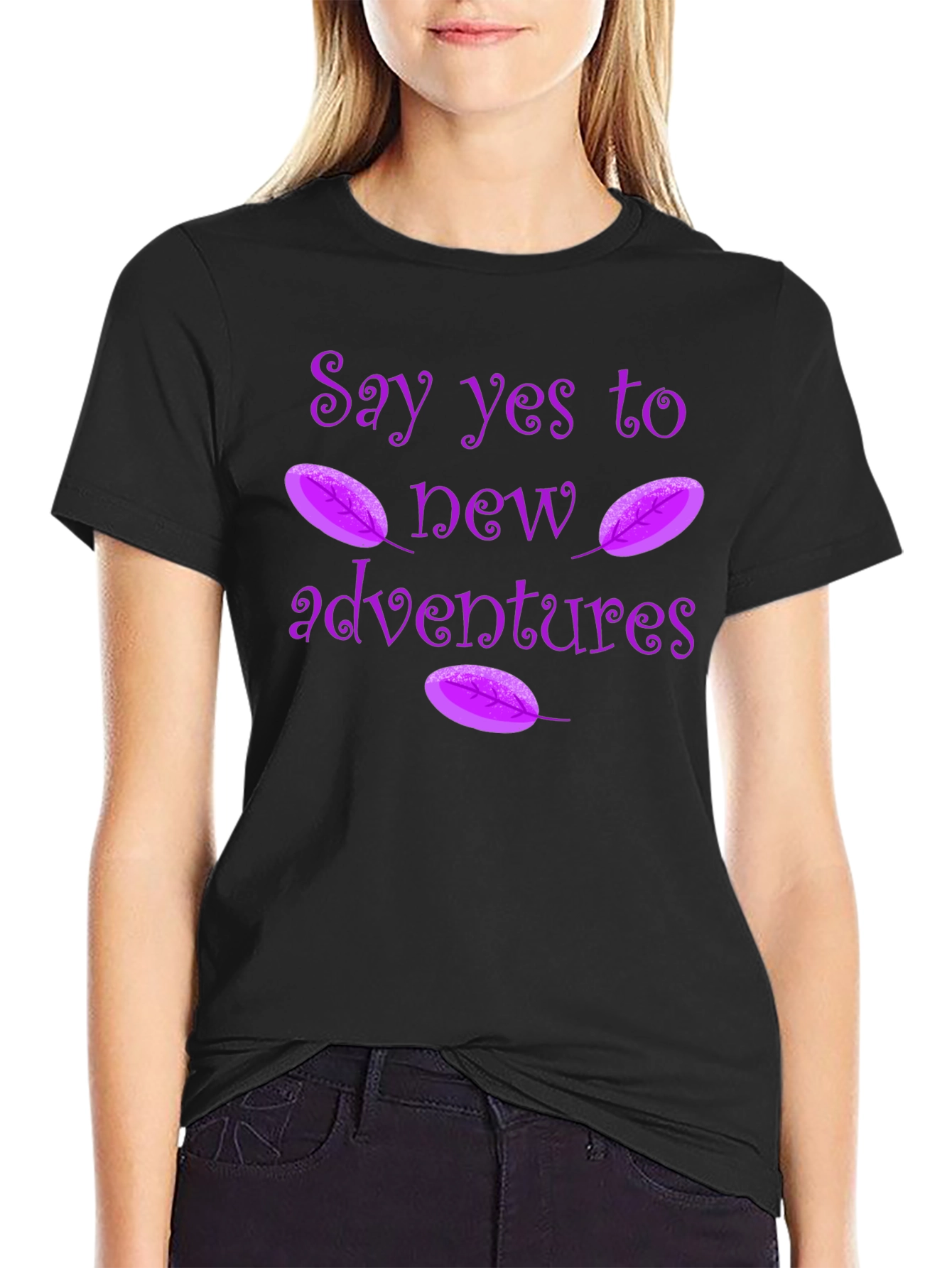 Say Yes To New Adventures Graphic T-Shirt
