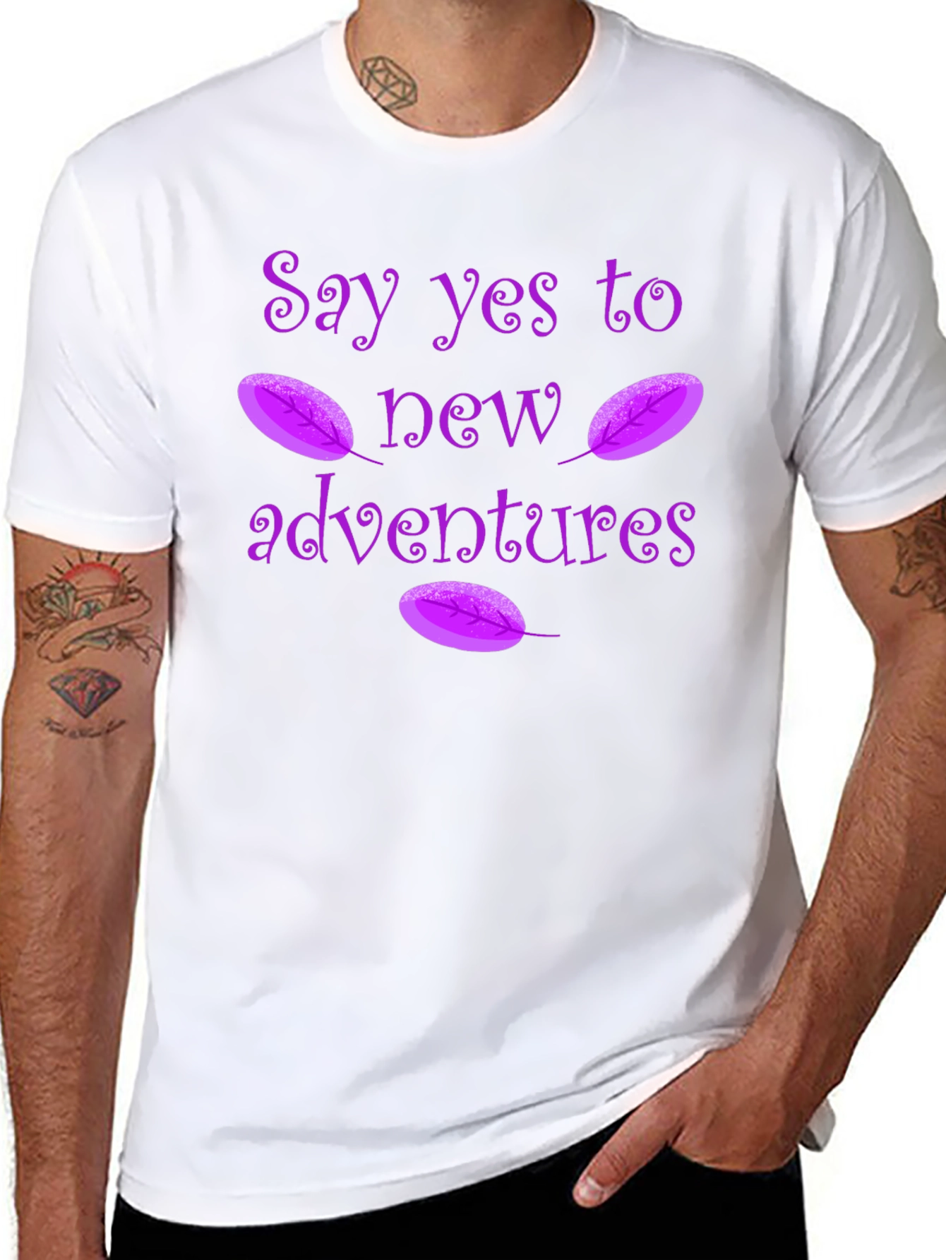 Say Yes To New Adventures Graphic T-Shirt