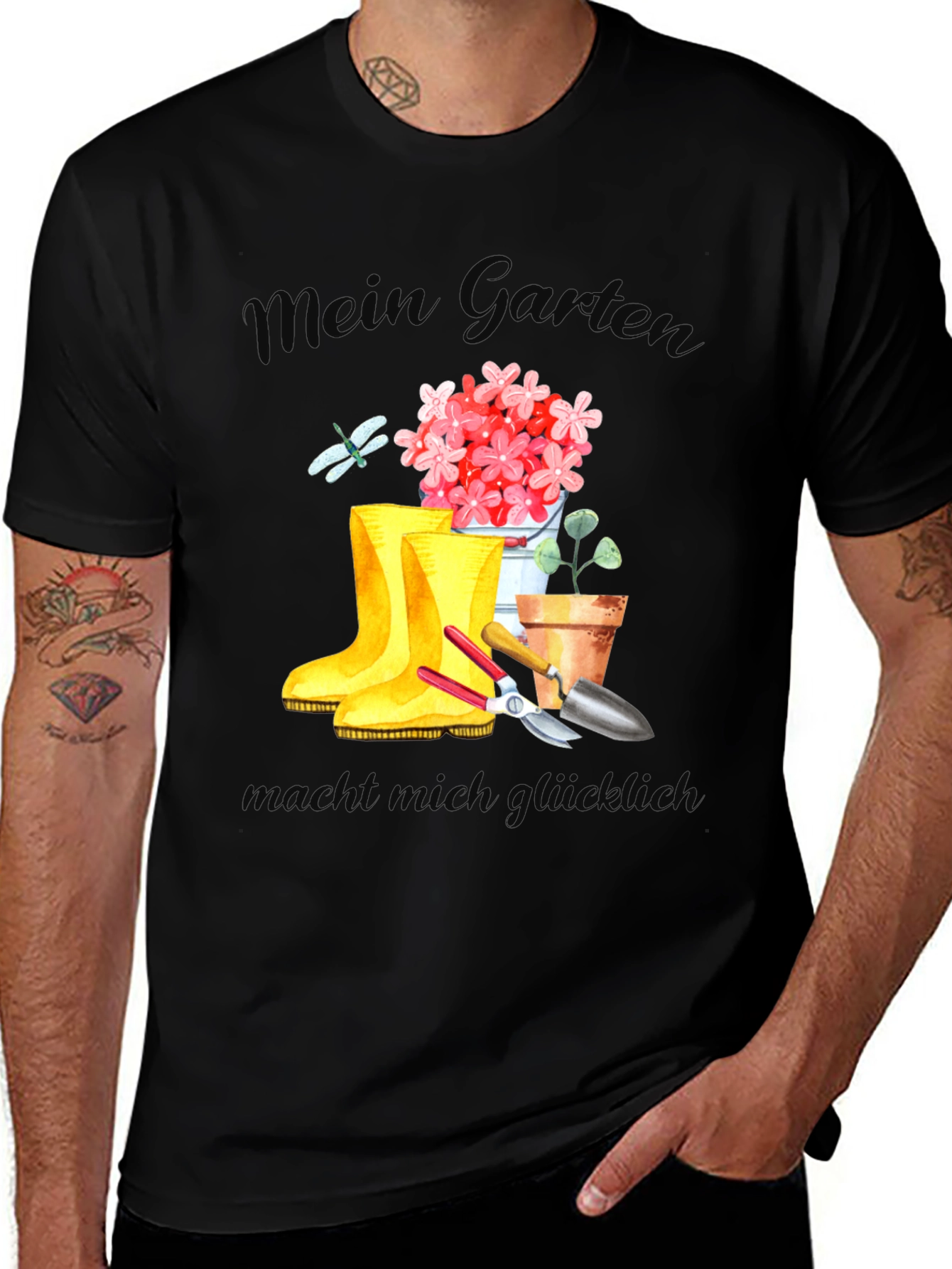 Mein Garten T-Shirt - Gardening Enthusiast Tee