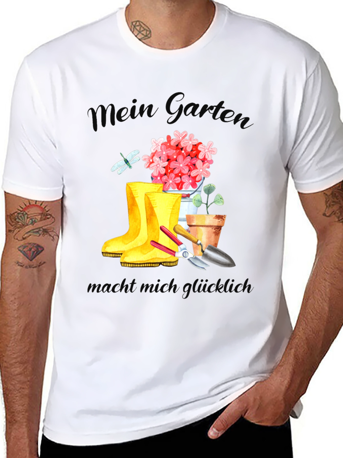 Mein Garten T-Shirt - Gardening Enthusiast Tee