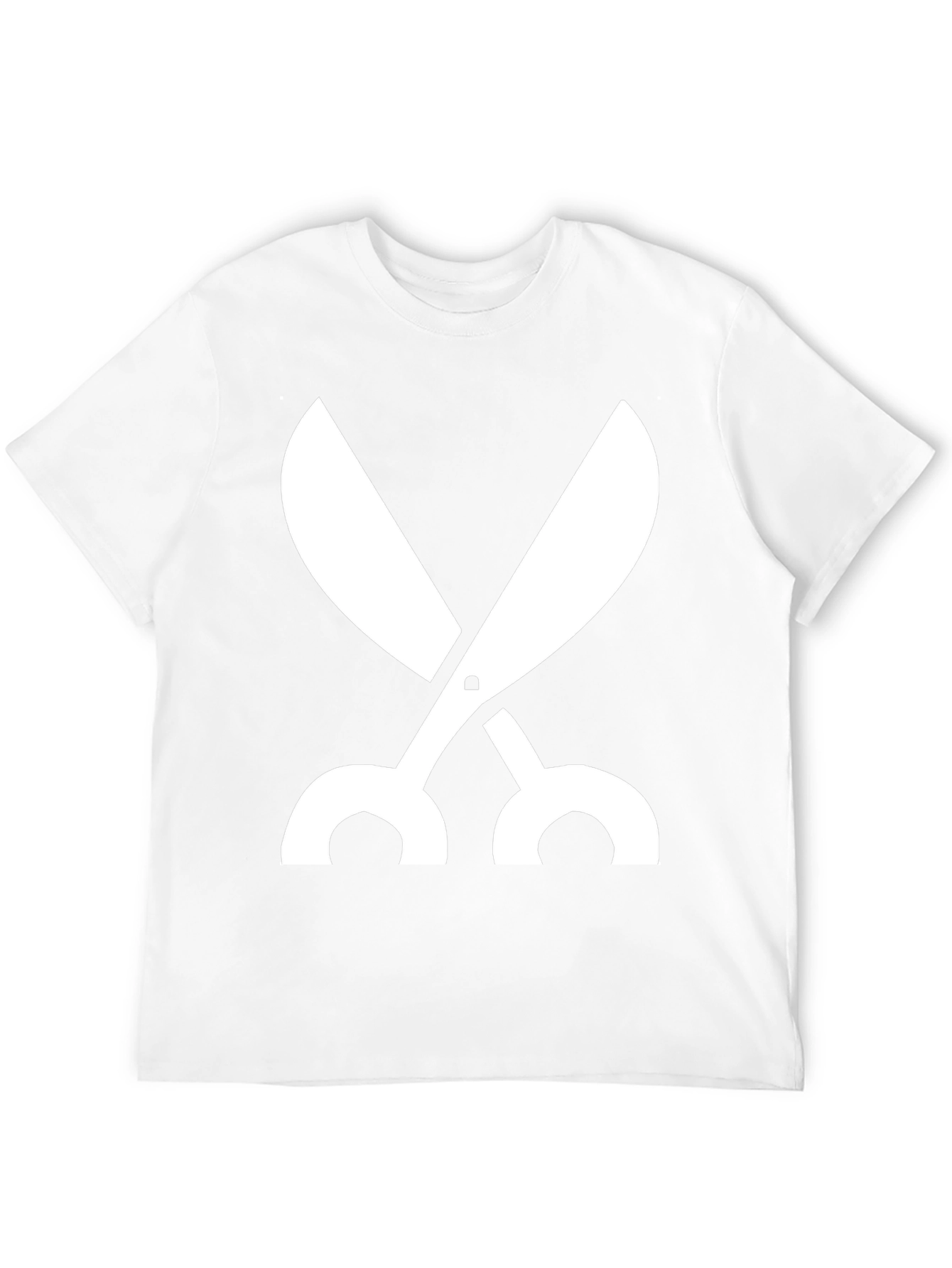 Scissors Graphic Black T-Shirt