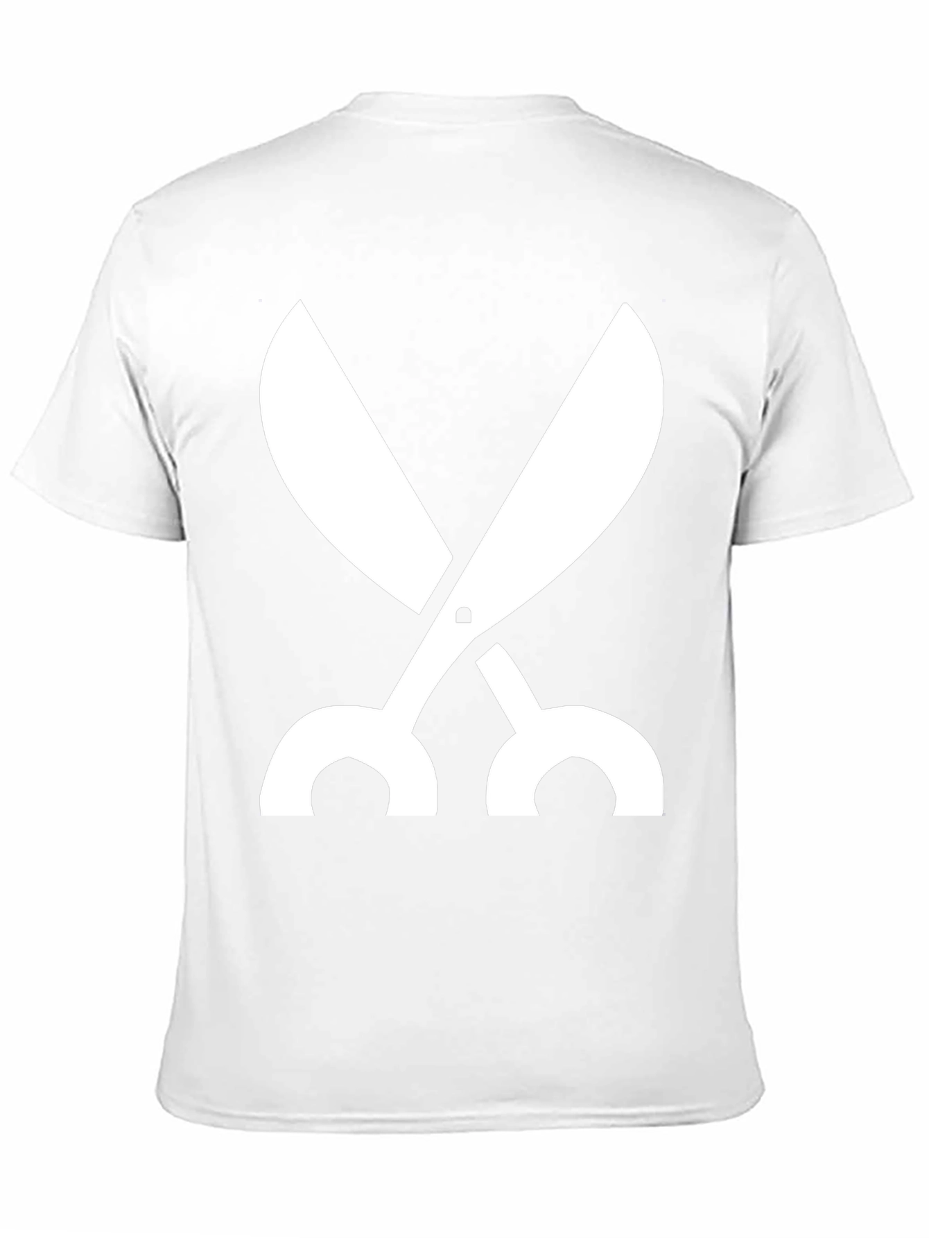 Scissors Graphic Black T-Shirt