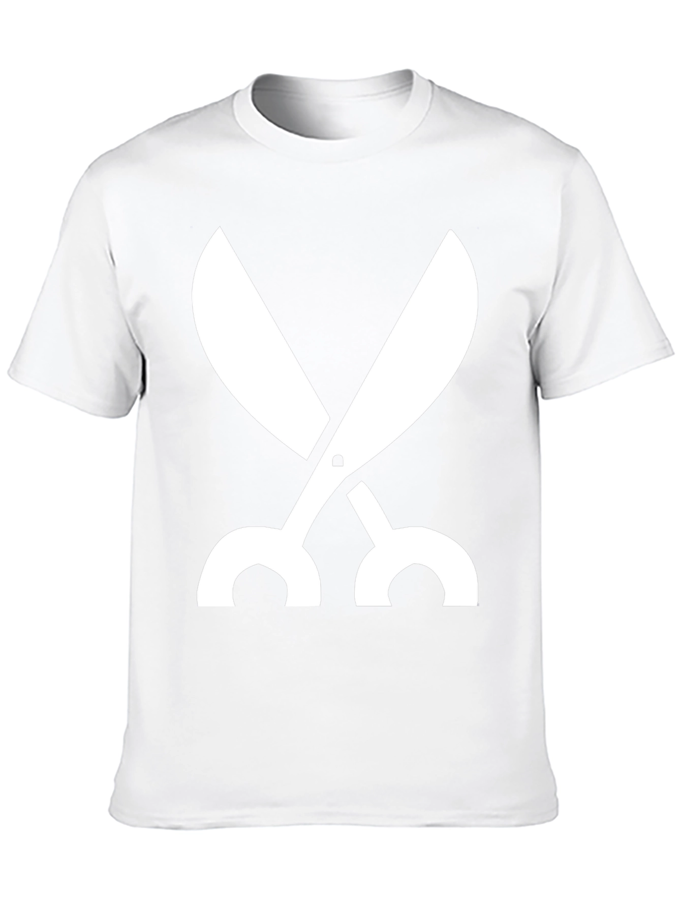 Scissors Graphic Black T-Shirt
