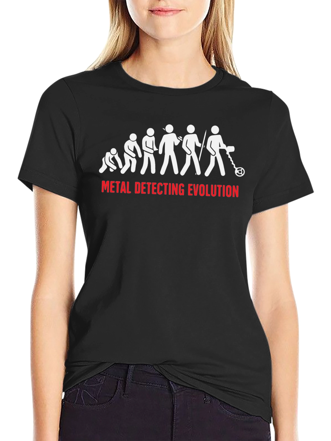 Metal Detecting Evolution T-Shirt - Black