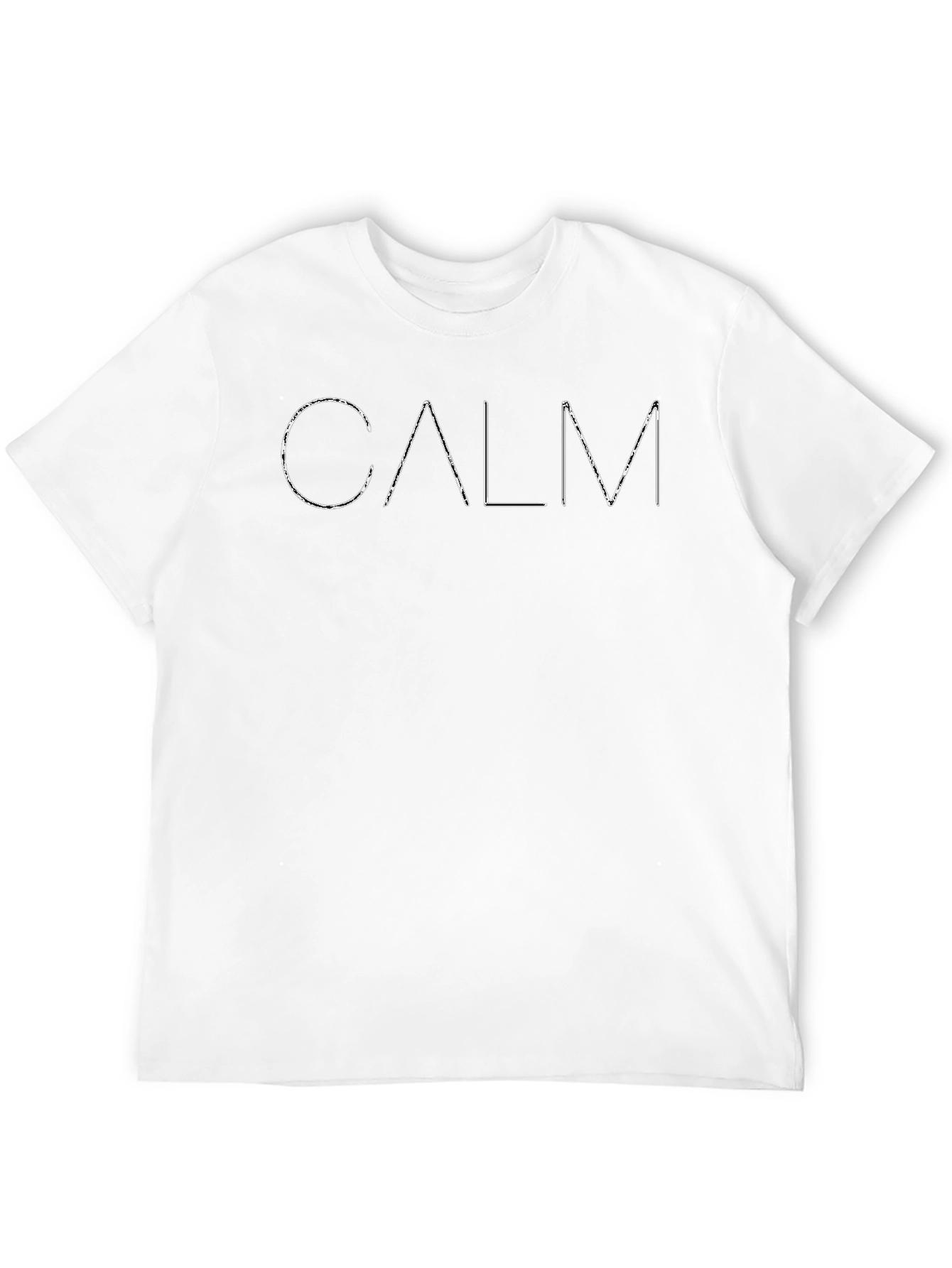 Calm Graphic Black T-Shirt