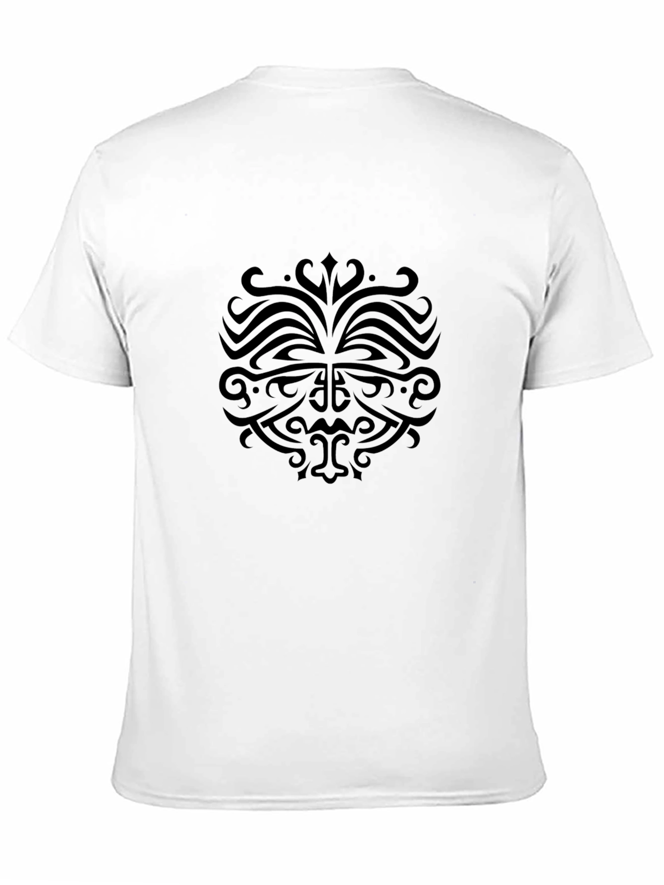 Black Tribal Print T-Shirt - Mens Casual Wear