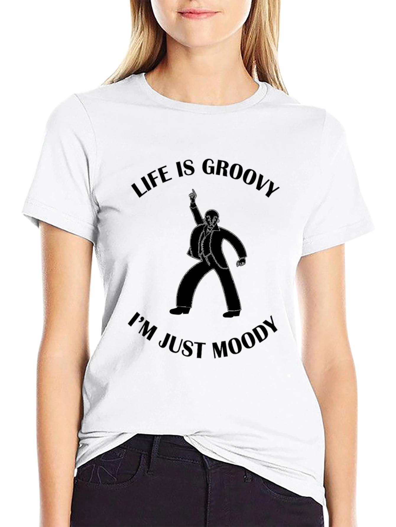 Groovy Life Mens T-Shirt - Black