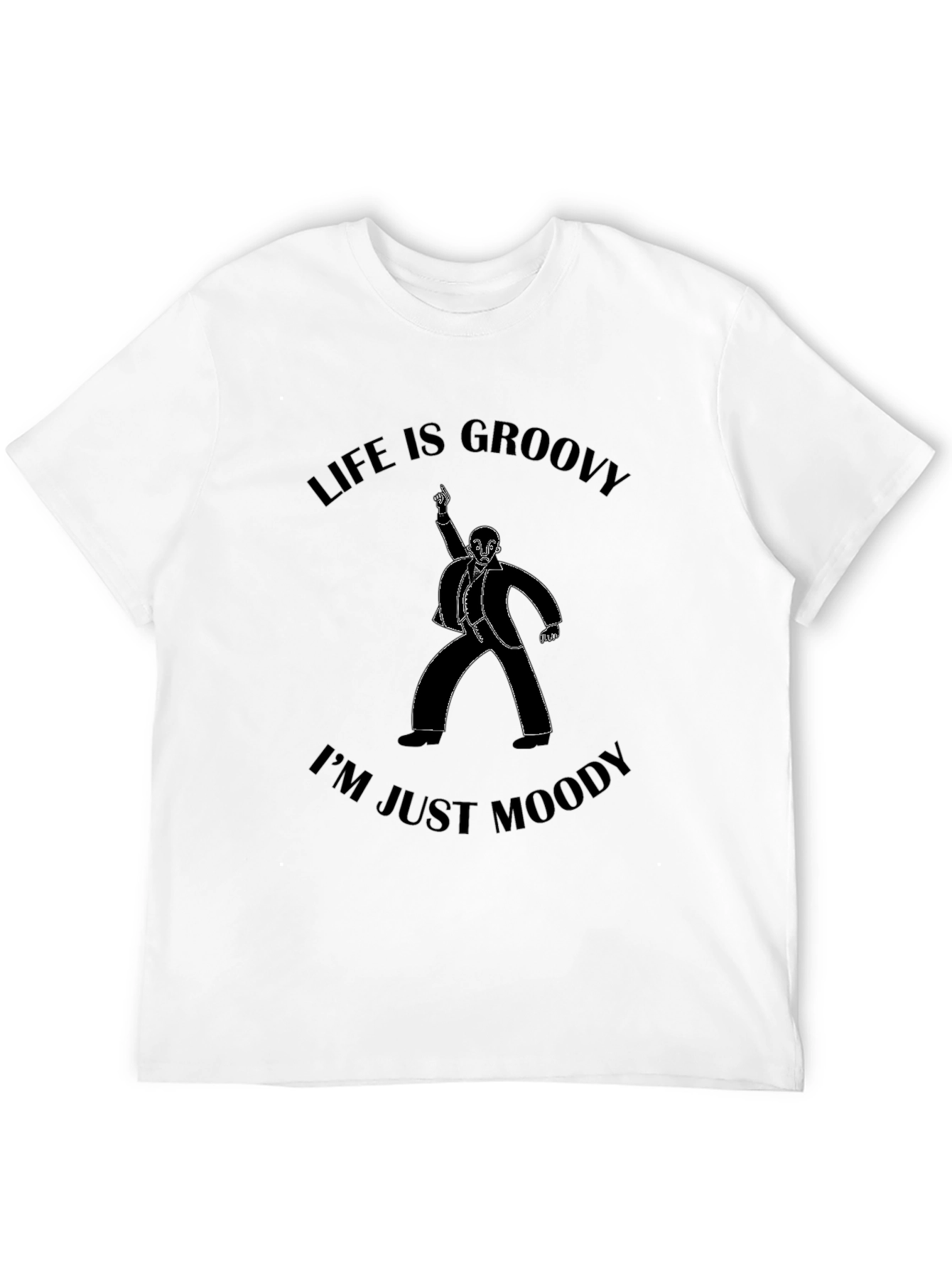 Groovy Life Mens T-Shirt - Black