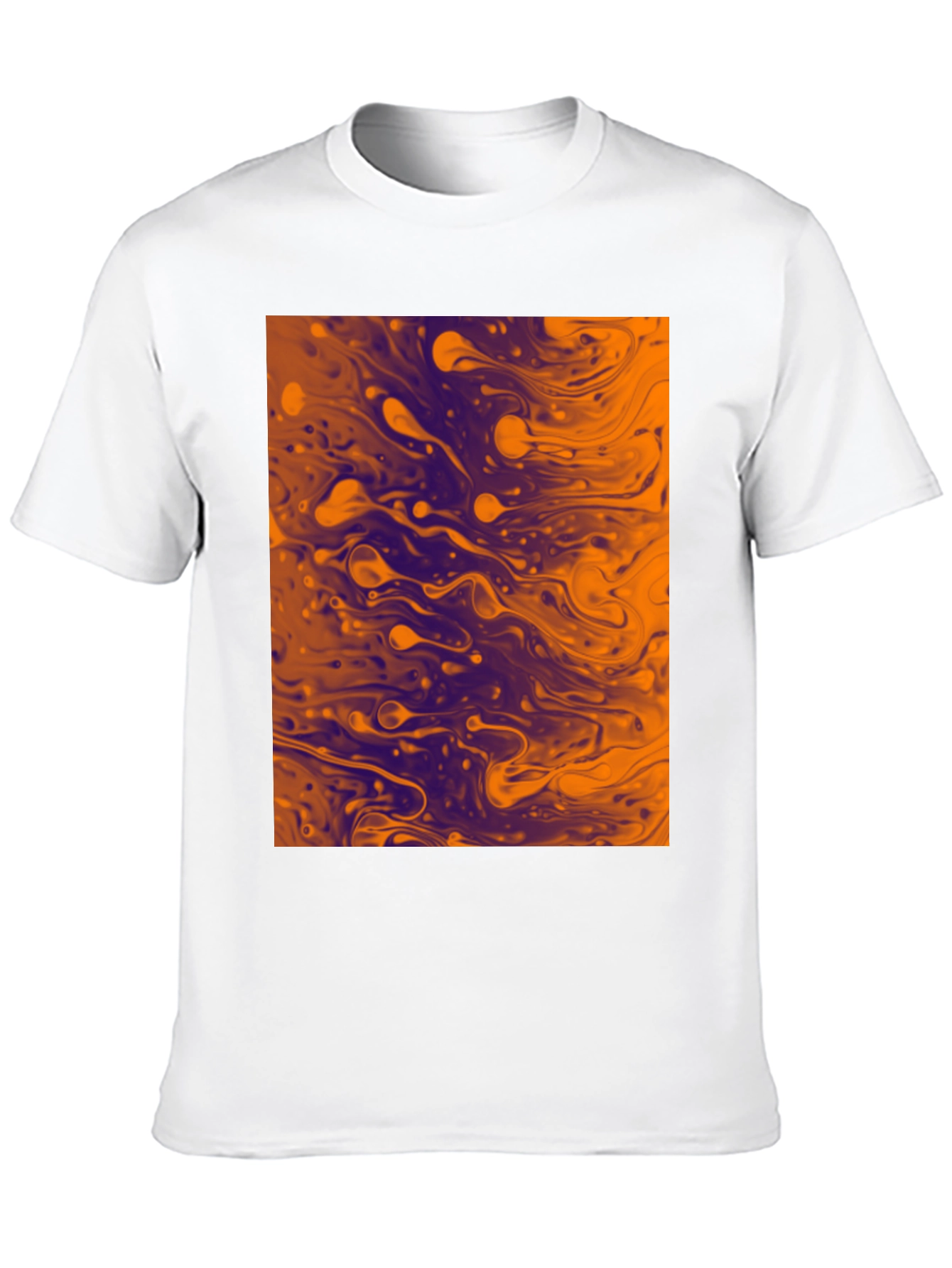 Abstract Print Graphic Tee - Modern Art T-Shirt
