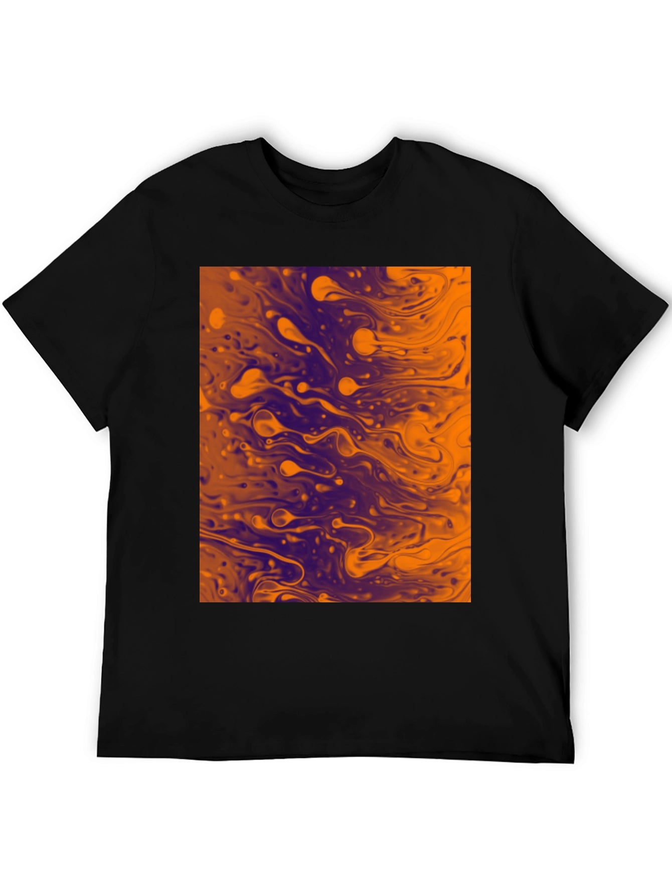 Abstract Print Graphic Tee - Modern Art T-Shirt