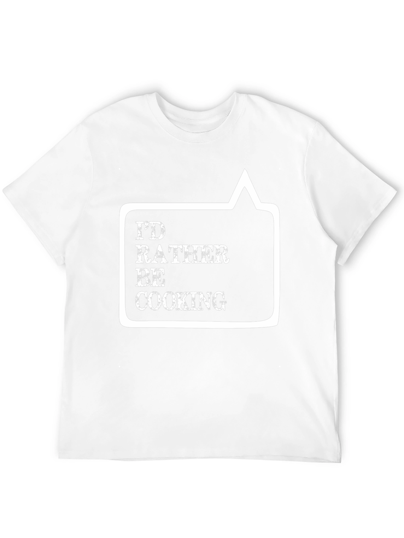 Id Rather Be Cooking T-Shirt - Black