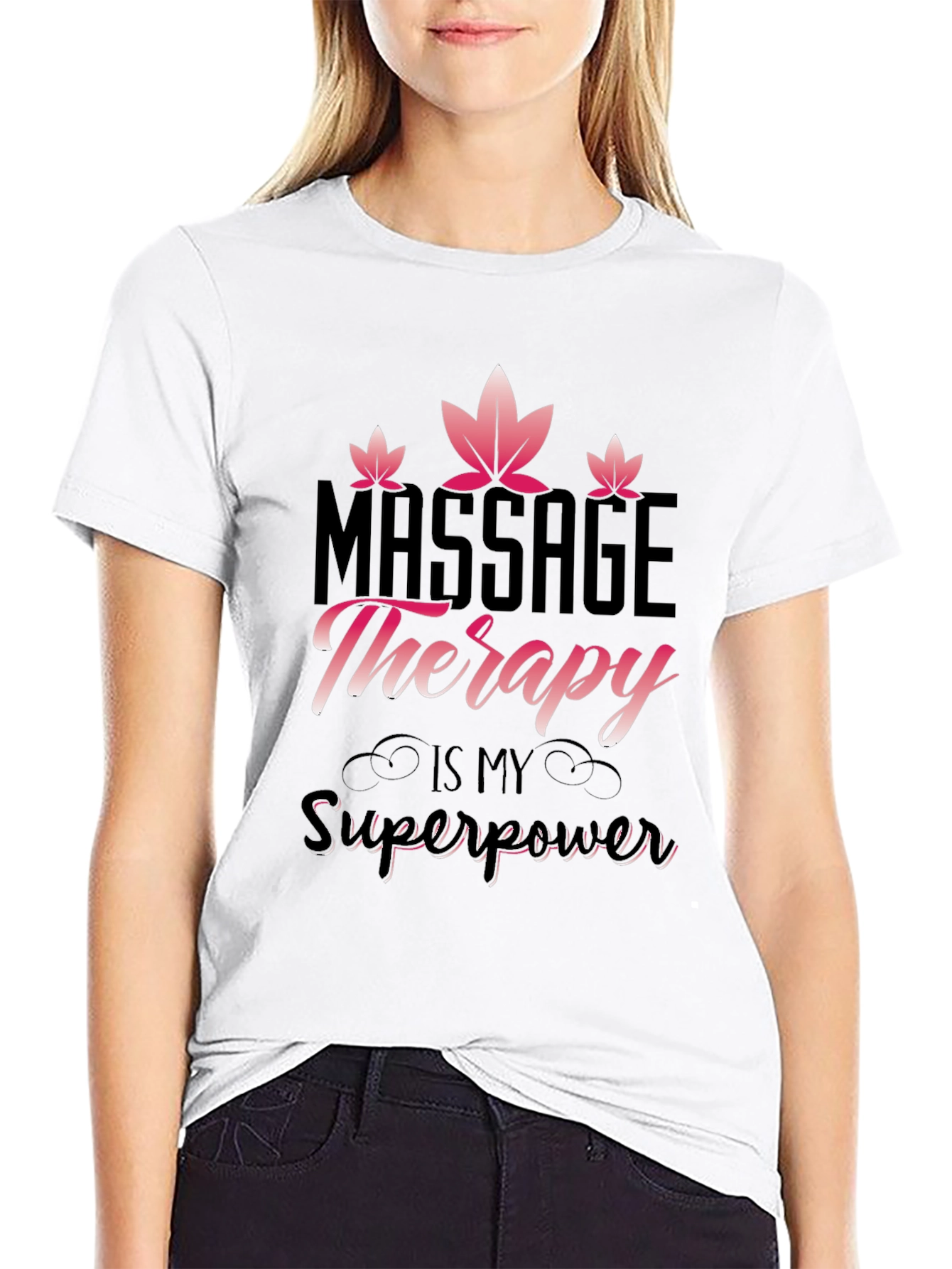 Massage Therapy Superpower Graphic Tee