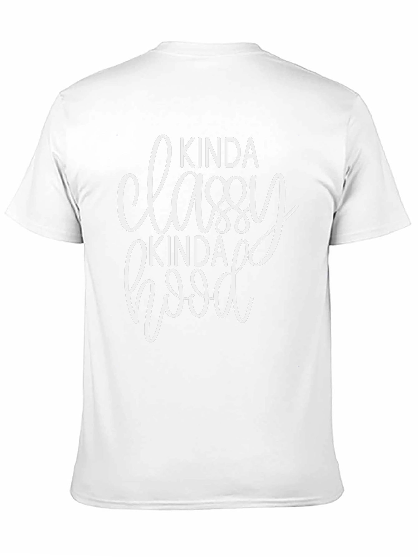 Kinda Classy Kinda Hood Graphic Tee - Black