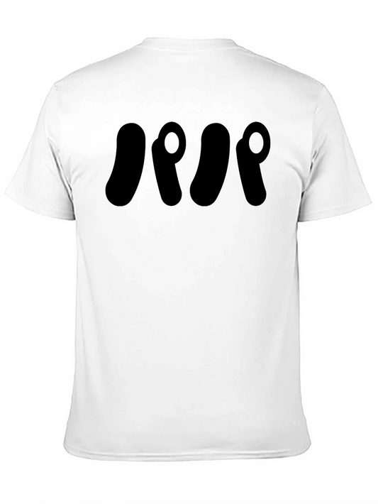 Abstract Black Graphic Tee - Stylish & Unique Design