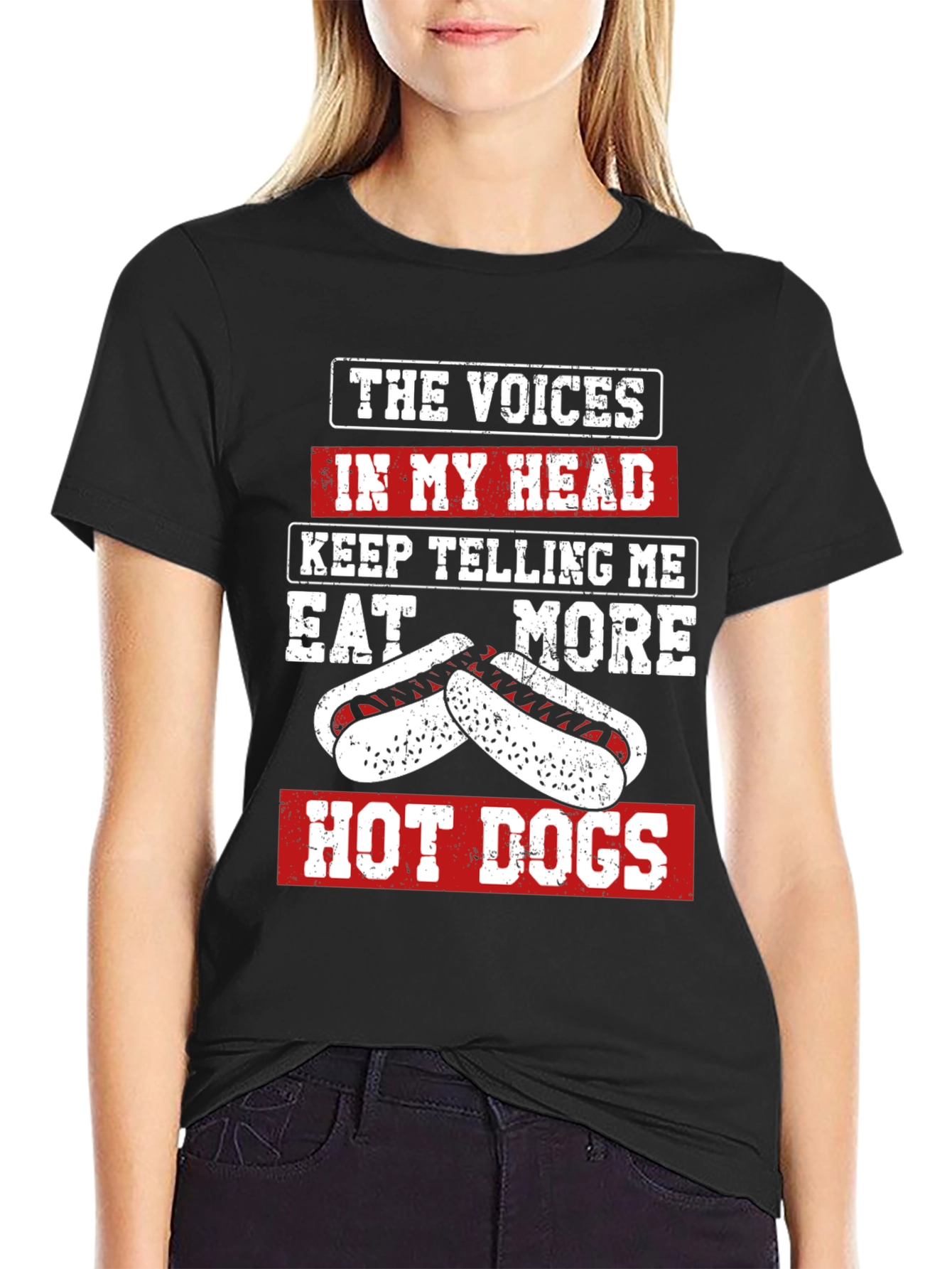 Eat More Hot Dogs T-Shirt Funny Foodie Tee